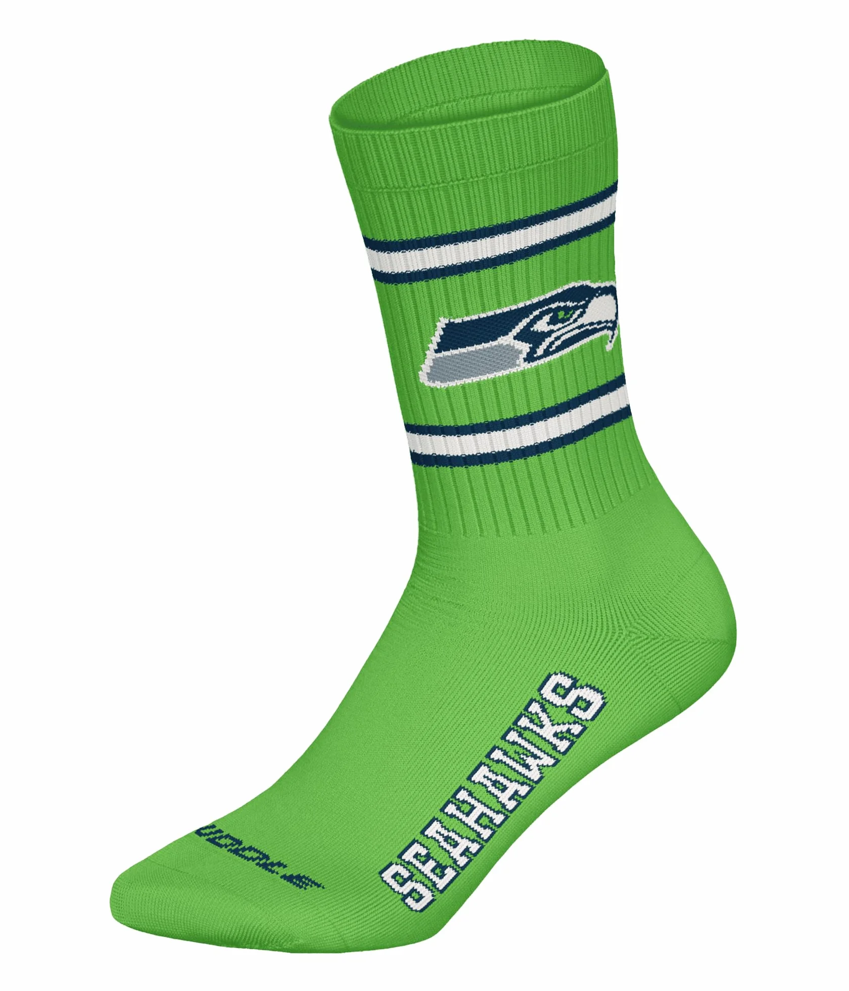 NFL Seattle Seahawks 3-teilige Rundhalssocken NNY/WHT/GRN 43/46