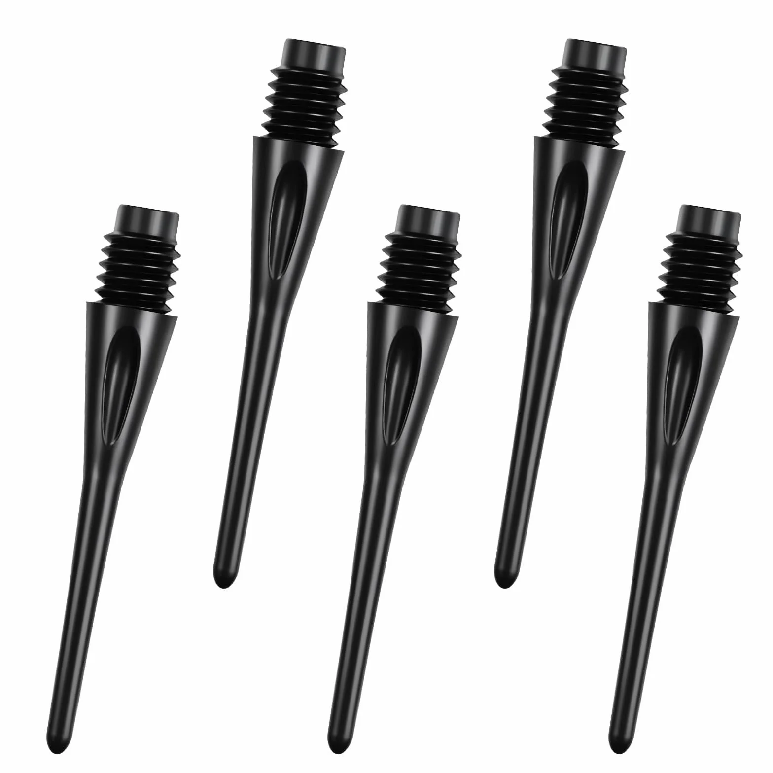 Flintronic Freccette Punta Plastica Professionali, Filettatura Standard 2BA, Punte di Ricambio per Bersaglio Elettronico