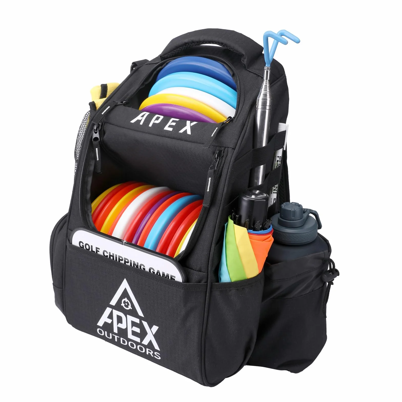 Borsa da golf a disco zaino da golf 21 dischi resistente leggero tasche multiple