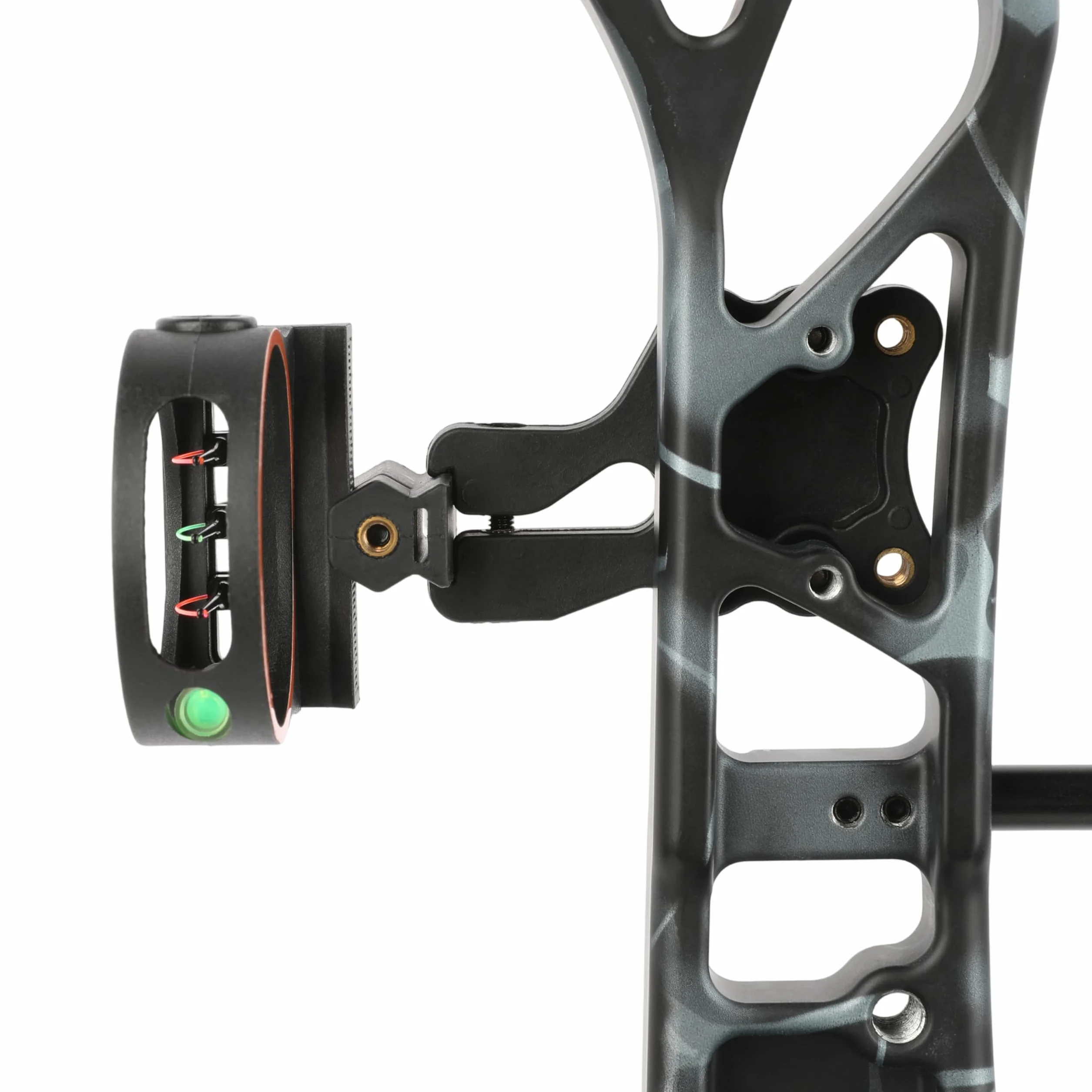 SHARROW Mirino per Arco Compound 3 Pin Bow Sight Micro Regolabile Alluminio Accessori Caccia