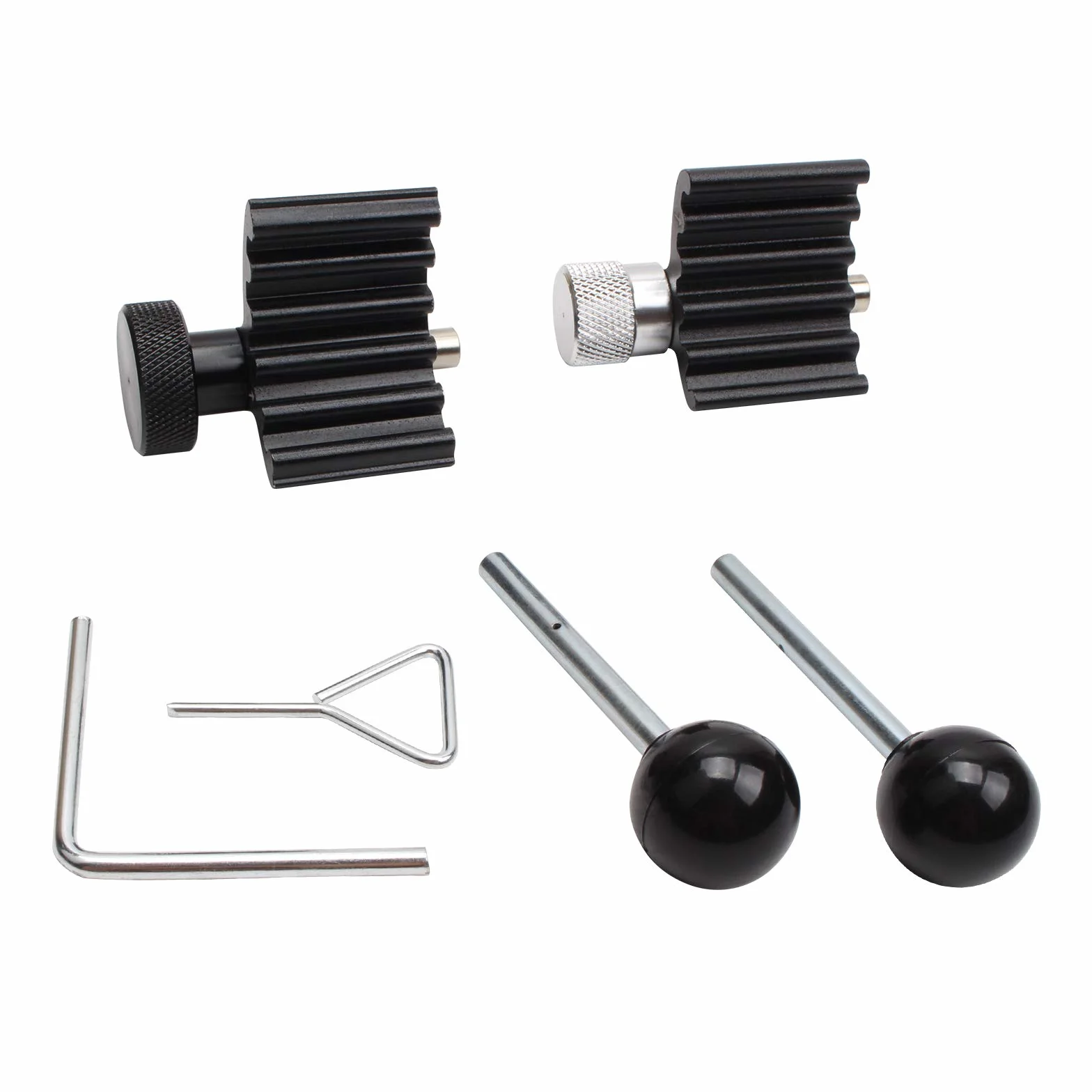 CCLIFE Set di 6 attrezzi per cambio cinghia dentata, strumento di regolazione albero a camme, strumento di bloccaggio SDI TDI 1.2, 1.4, 1.6, 1.9, 2.0
