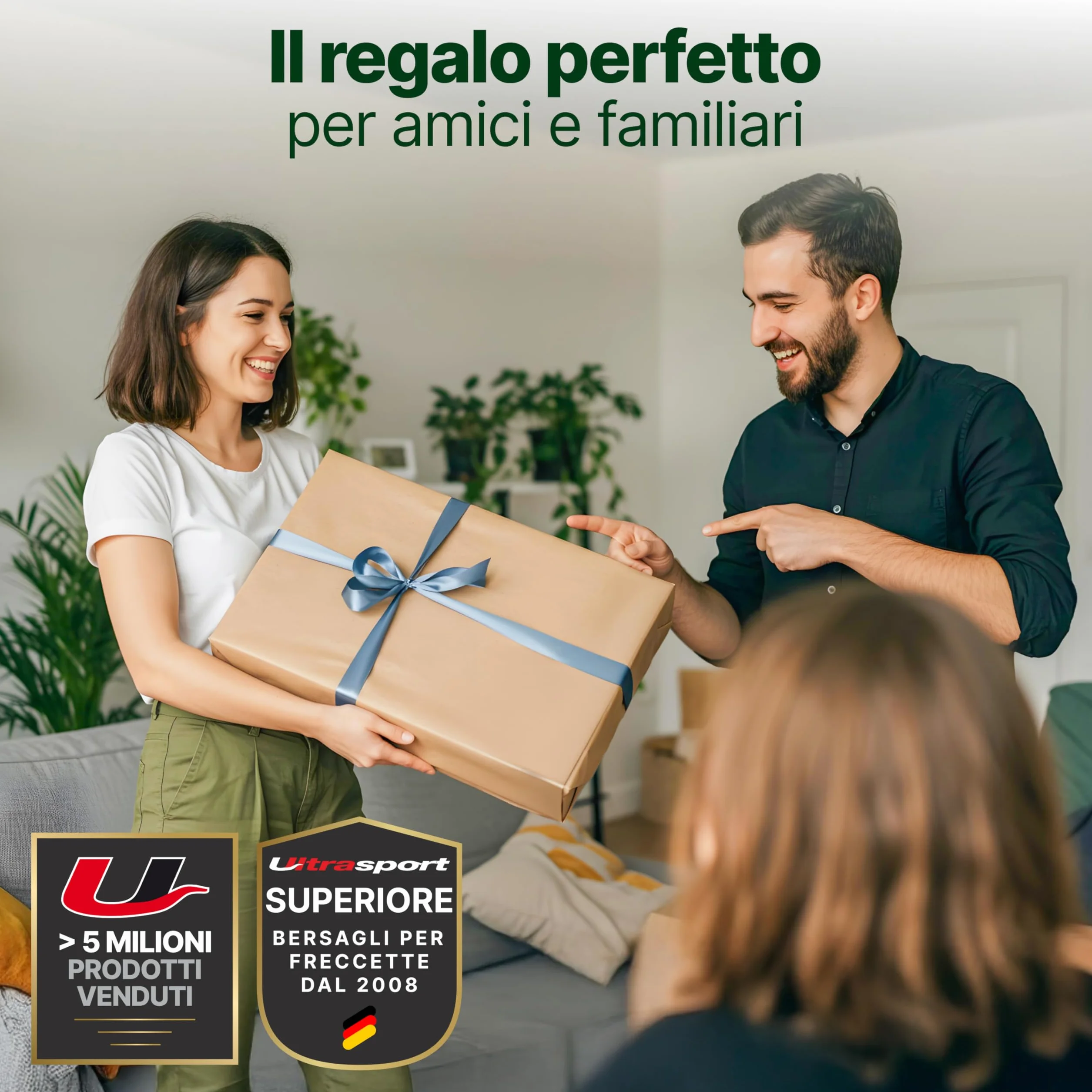 Ultrasport Tavola da Freccette Elettronica, 38 Giochi, 12 Freccette, 100 Punte morbide, LED