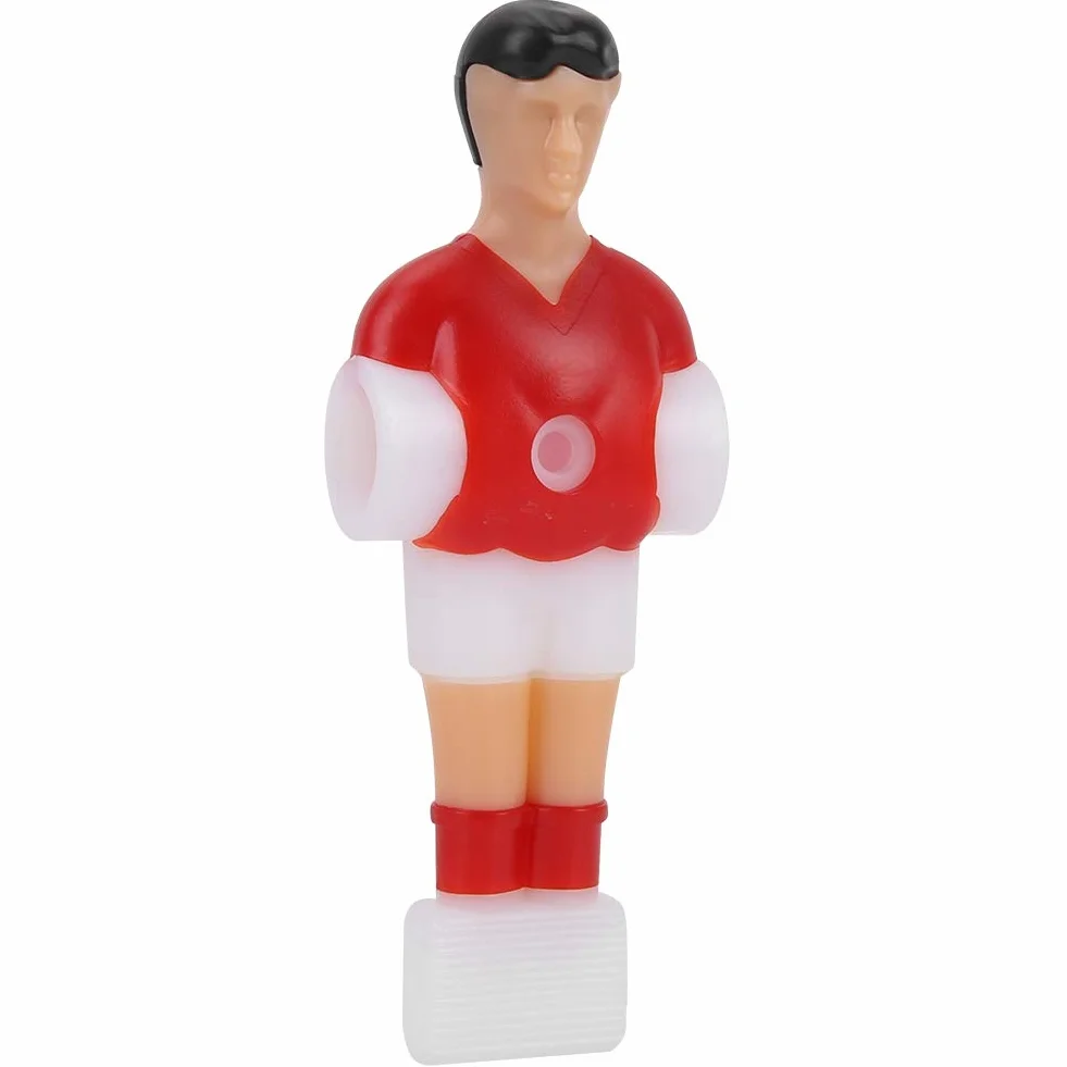 Calcio da Tavolo Set Giocatori di Ricambio - 2 Rosso e 2 Blu Accessori Tavolo Calcio