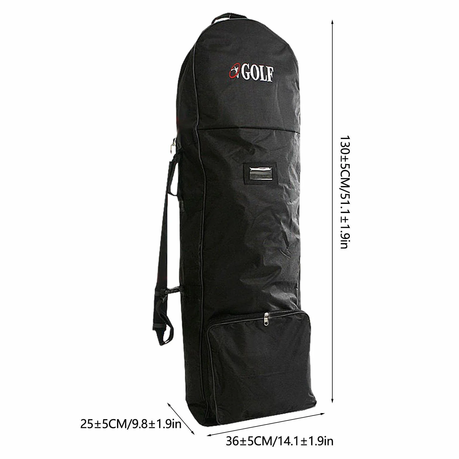 Teksome Borse da Viaggio da Golf - Sacca da Golf da Viaggio con Ruote | Poliestere 600D, Cinturino Regolabile, Custodia da Viaggio per Mazze da Golf, da Viaggio per compagnie aeree