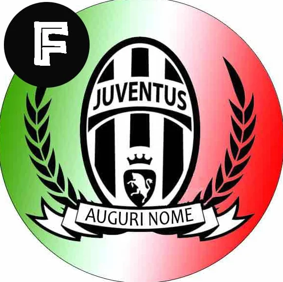 Cialda per Torta Juventus Fibra Vegetale Massima Risoluzione