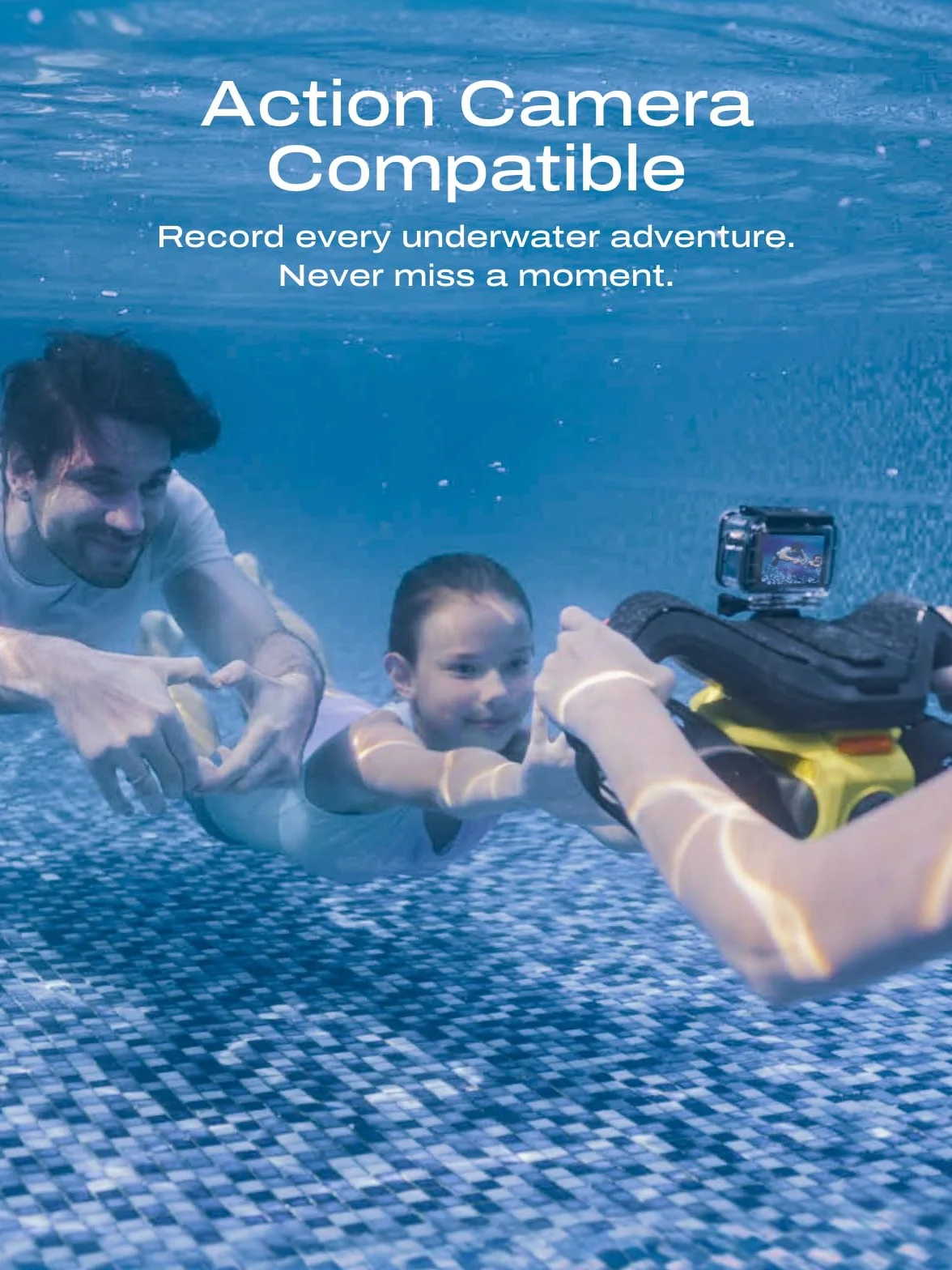 LEFEET C1 Scooter subacqueo a Doppio Motore IPX8 Impermeabile 30 m 60 min Batteria Supporto Action Camera