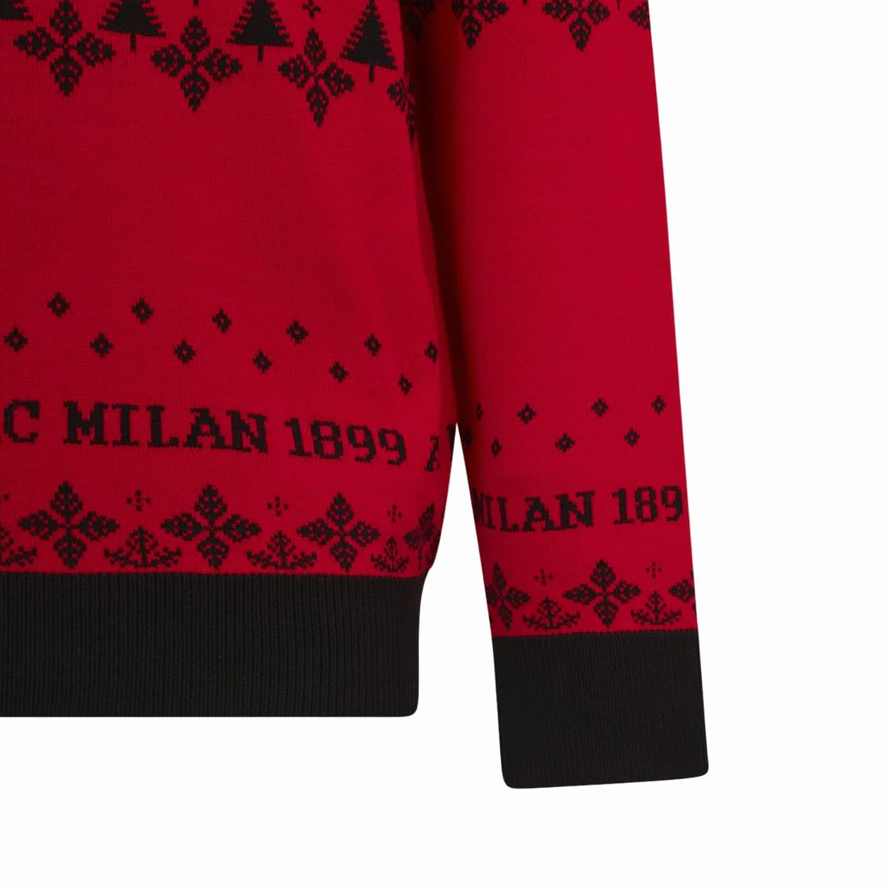 AC Milan Maglione di Natale 2024 Cotone Ufficiale Unisex L