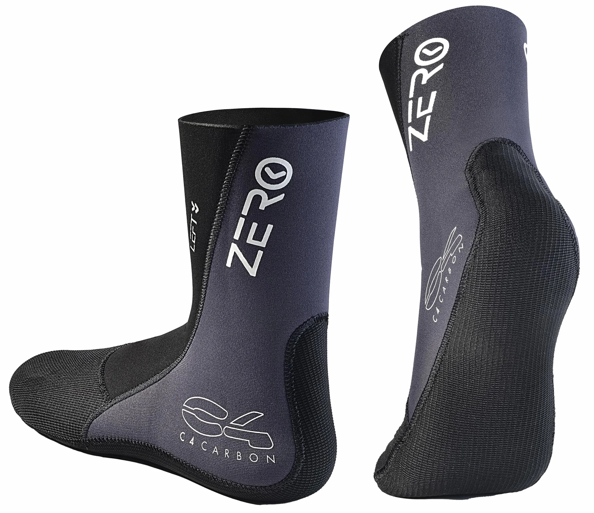 C4 Calzari ZERO da Immersione in Neoprene spessore da 1.5 mm o 3 mm Apnea Pesca Subacquea