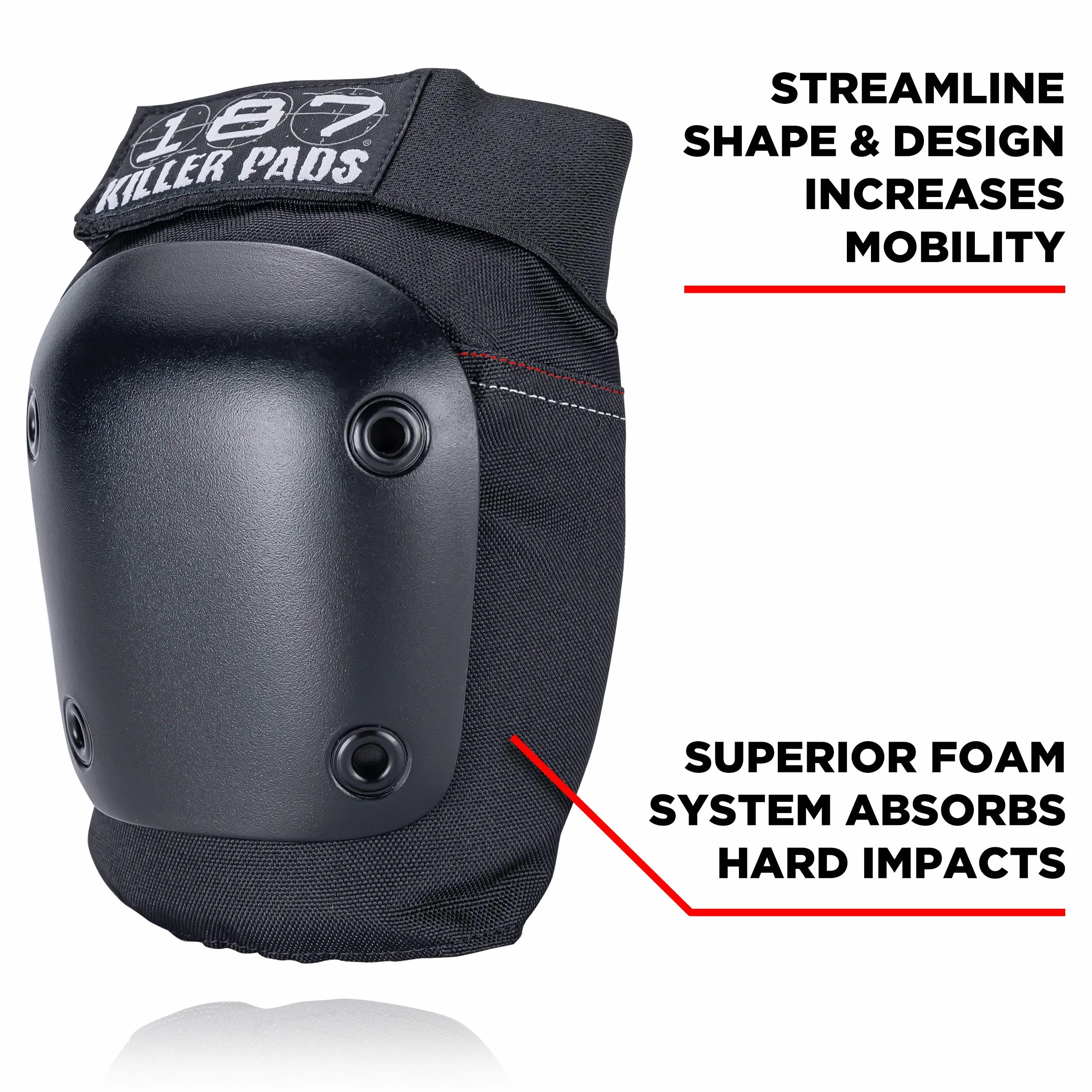 Killer Pads Ginocchiere Protezione Attrezzatura Fly Nero