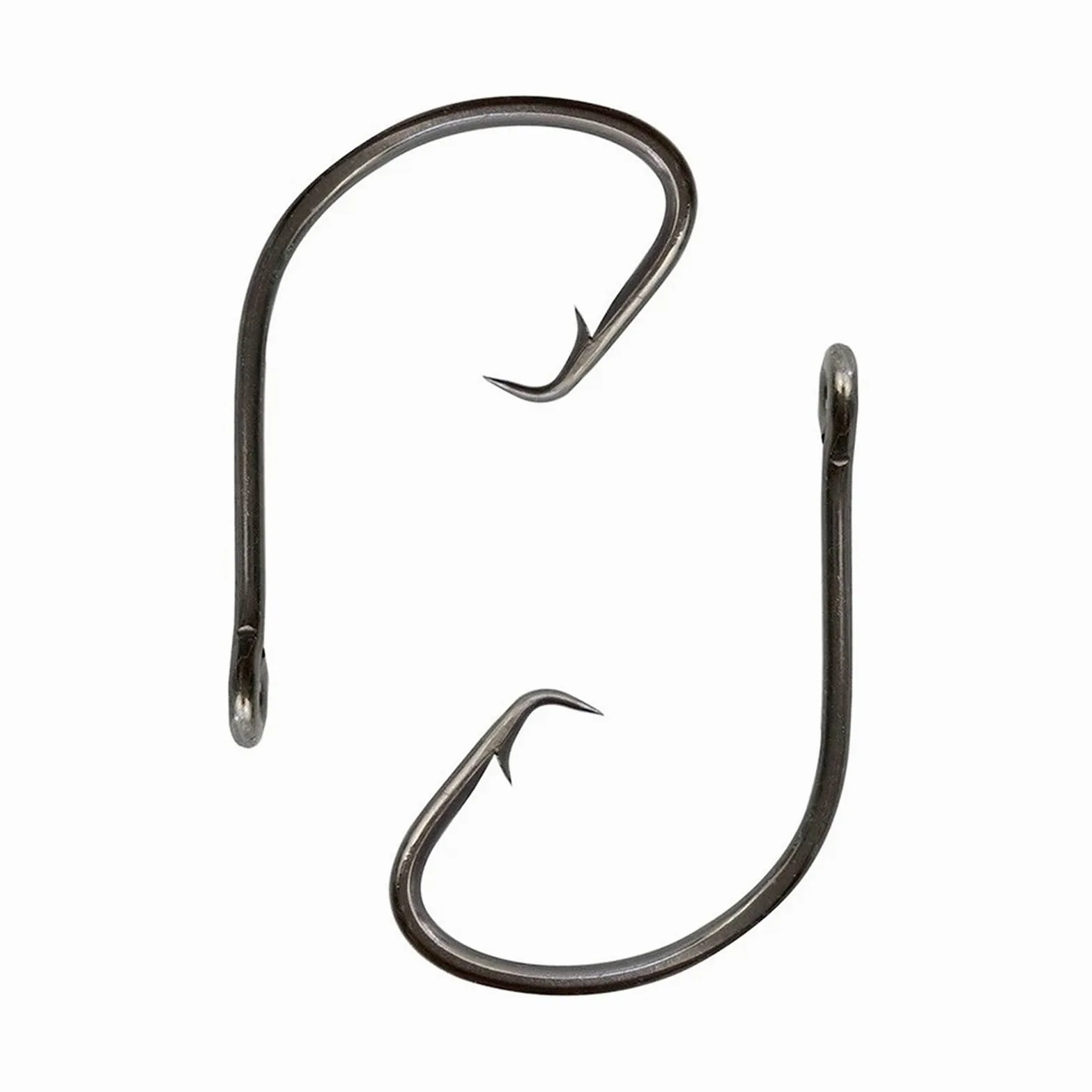 Amo da Pesca 200 Pezzi Nero Offset Sport Sport Bait Gancio da Pesca ami da Pesca(10/0)