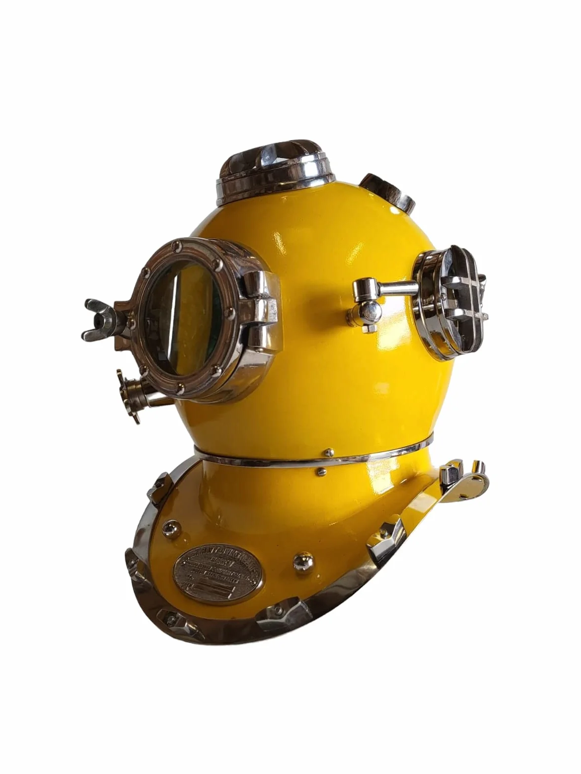 Casco da immersione in ottone massiccio vintage per ufficio casa