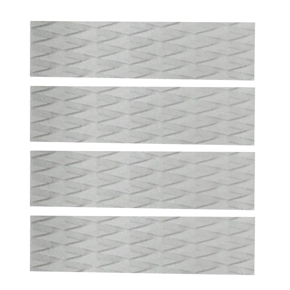 4 Pz EVA Surfing SUP Skimboard Tavola da Surf Trazione Pad Bar Grips Grigio