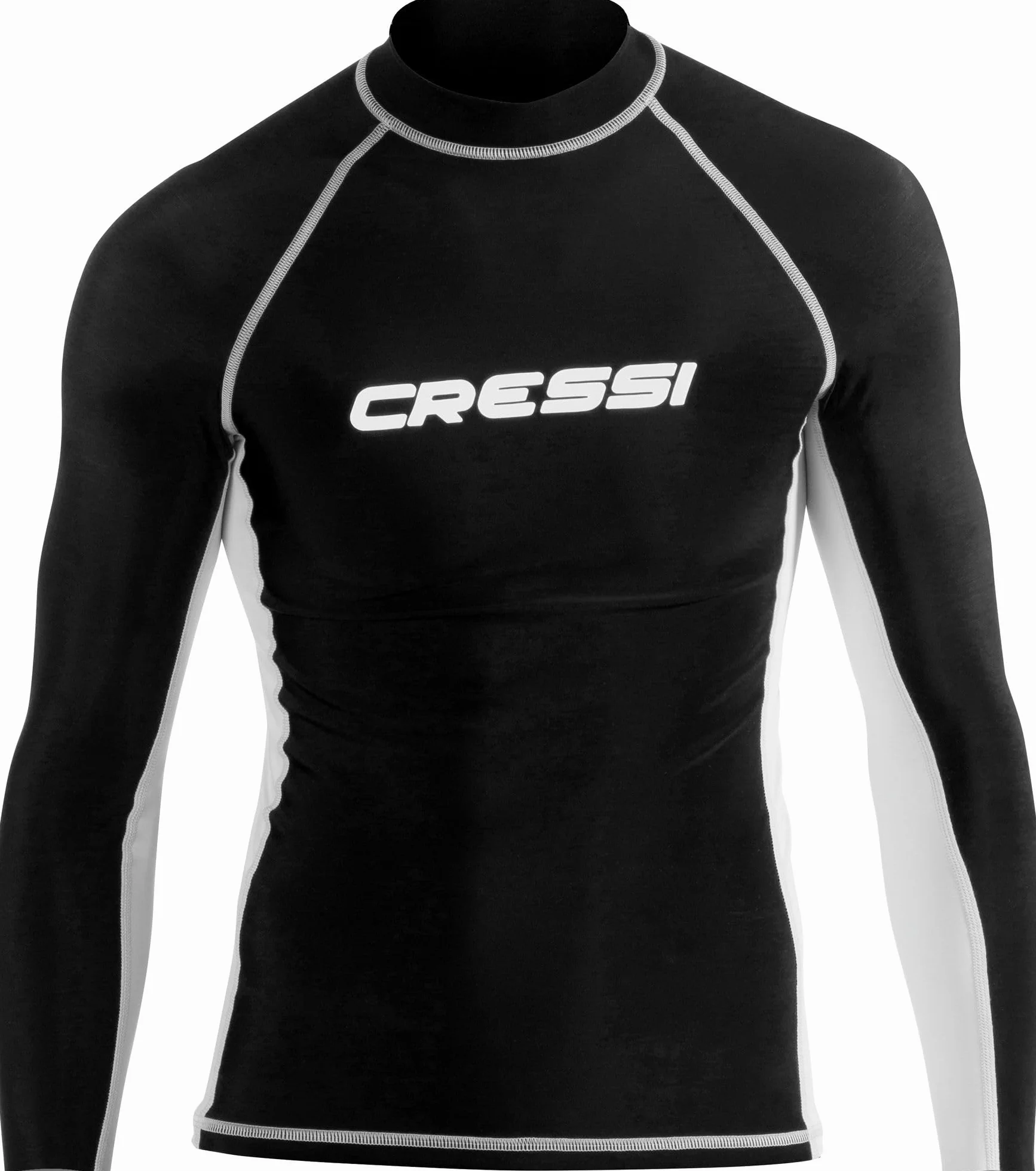 Cressi Rash Guard Man Long SL, Maglia Elastica Protettiva Maniche Lunghe Uomo