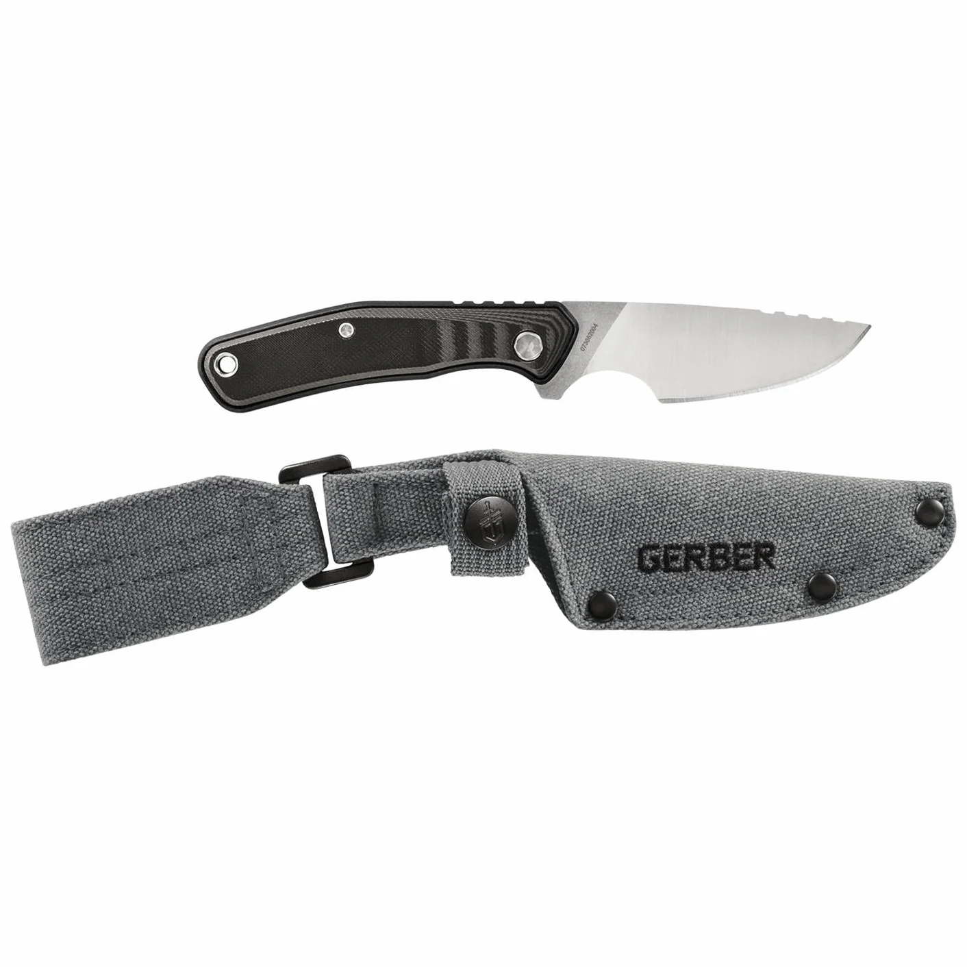 Gerber Coltello da sopravvivenza con fodero, Downwind Caper, Lunghezza lama: 8,8 cm, G10/7Cr17MoV, Nero, 30-001820
