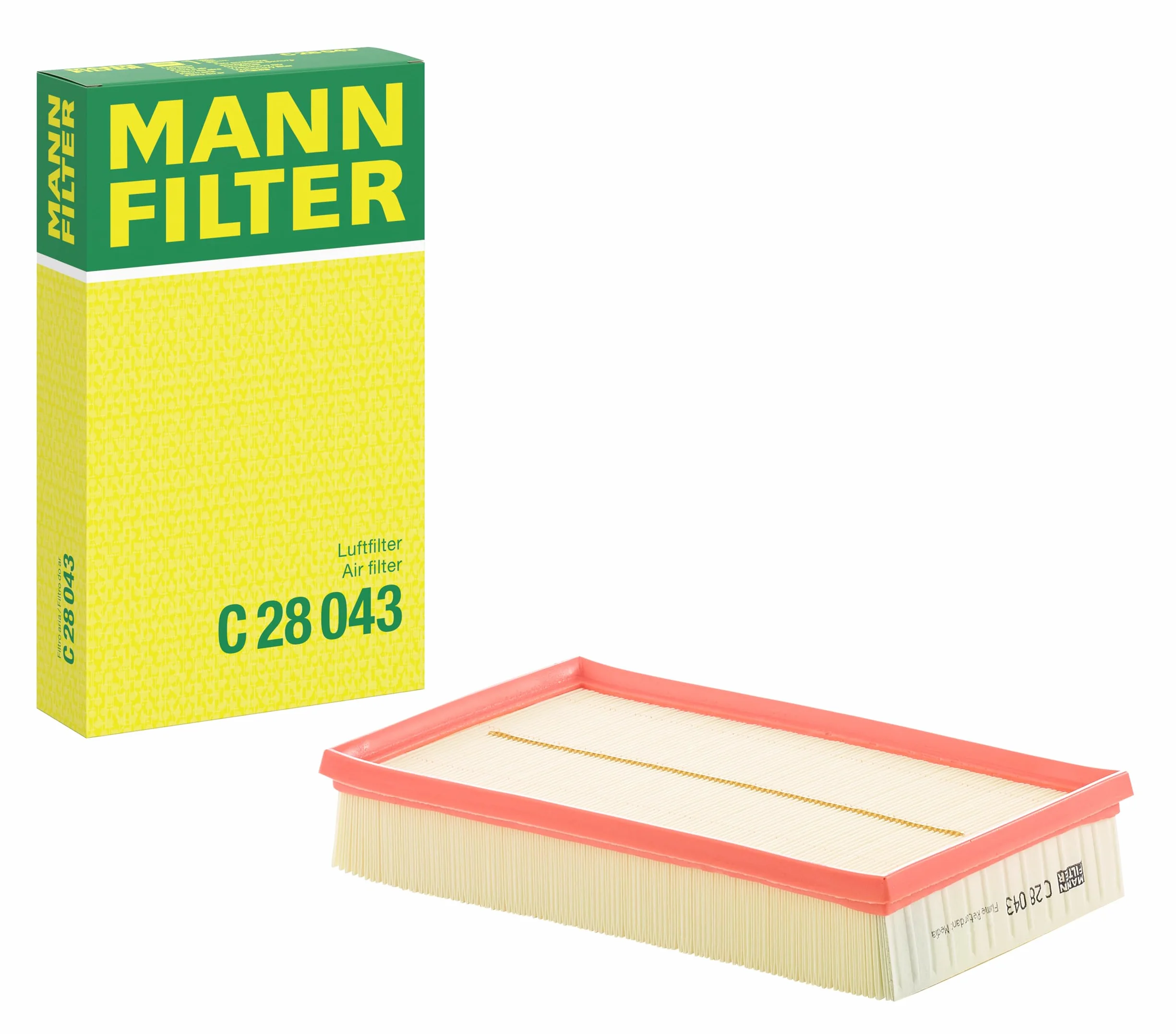 MANN-FILTER C 28 043 Filtro dell'aria - per Autovetture + veicoli commeriali
