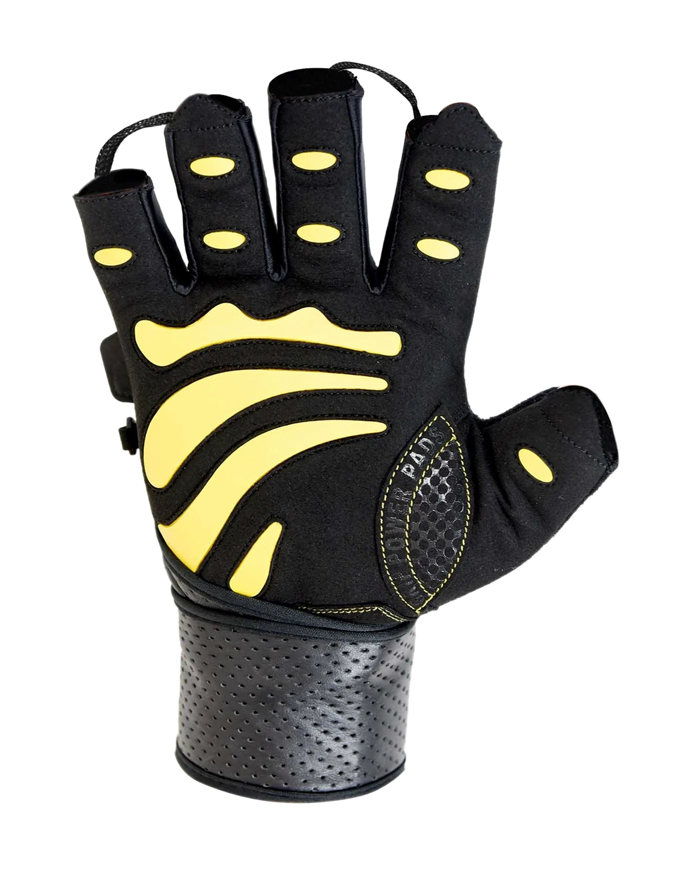 Grip Power Pads Guanti da Palestra per Uomo, Colore: Blu, Protegge Le Mani Alex-& Migliorare la Presa-Weightlifting Guanti, off Facile da Indossare, Regolabile