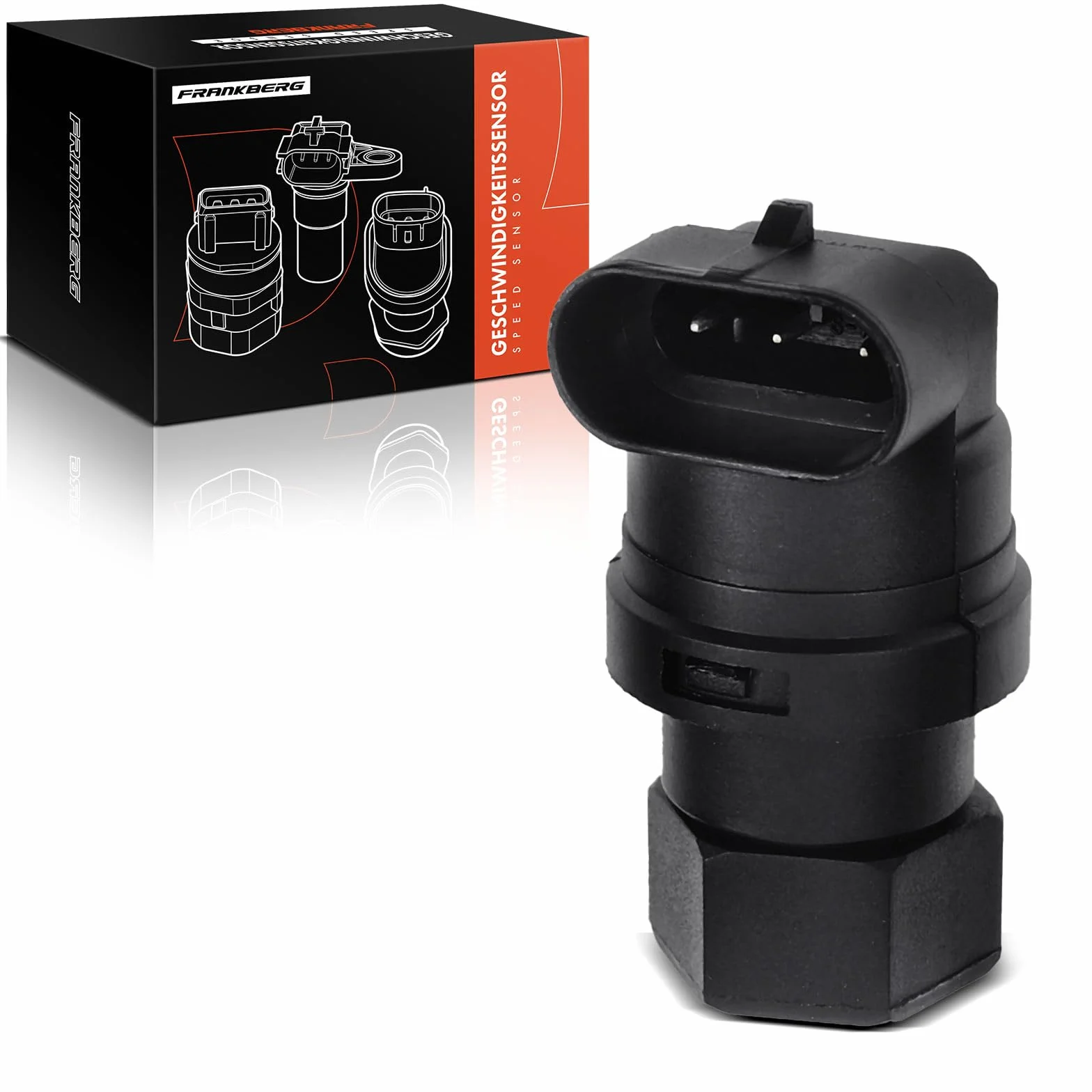 Frankberg Sensore di percorrenza Sensore albero tachimetrico Compatibile con 169 Strada Pick-up 178 278 Punto 188 Doblo MPV 263 Doblo MPV 119 223 Replace# 46817374