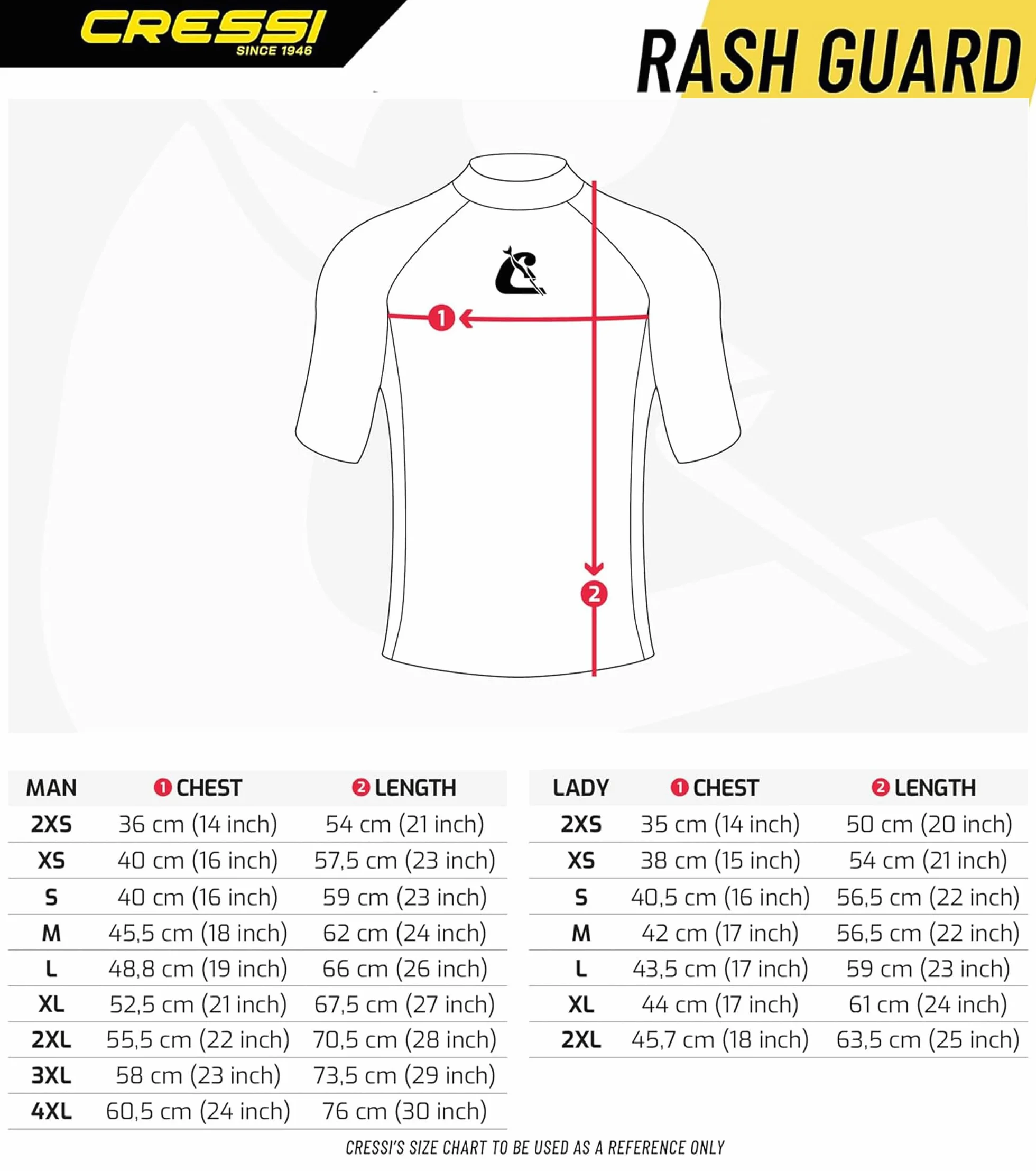 Cressi Shield Man Rash Guard Short/SL - Rash Guard Manica Corta Protettiva per SUP e Sport Acquatici
