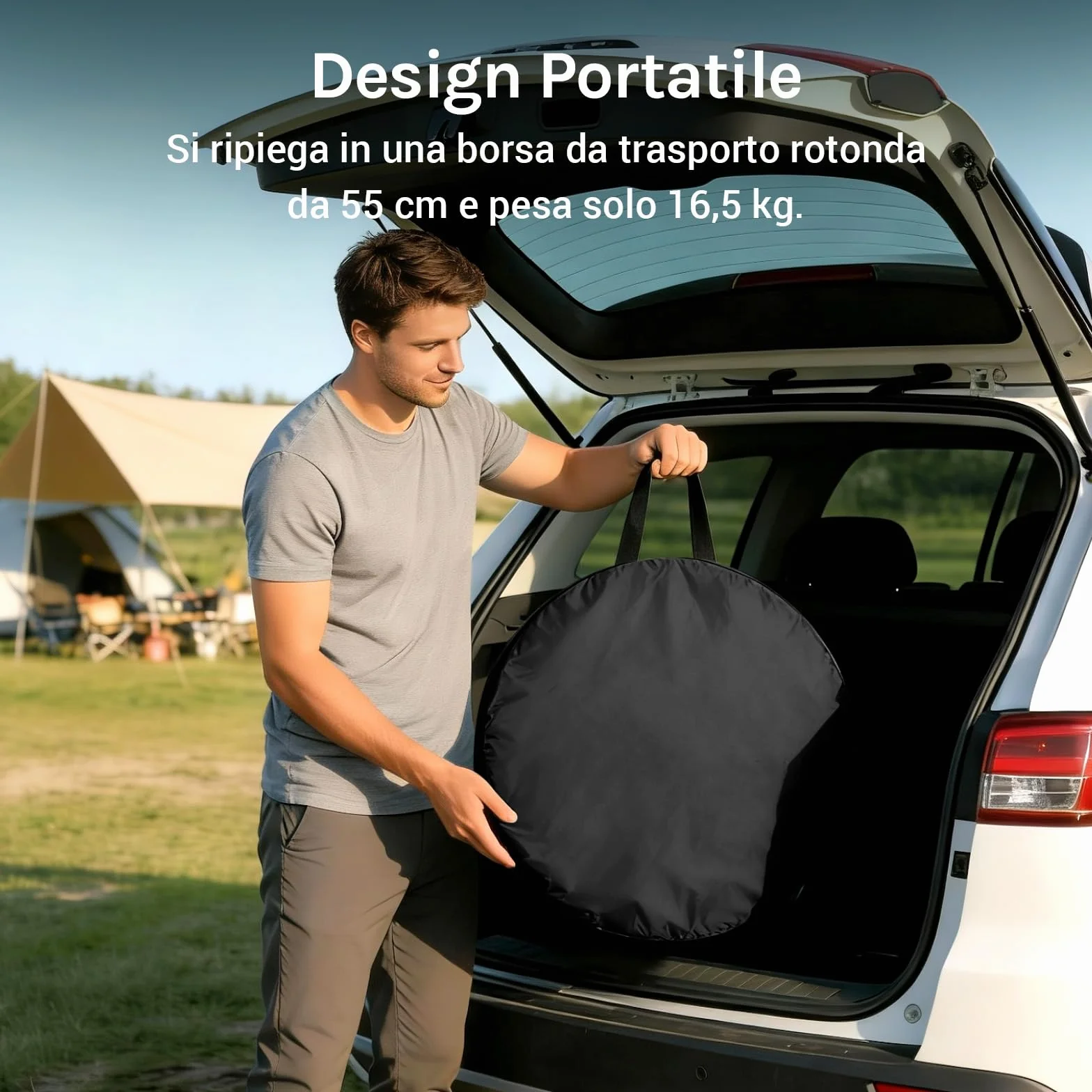 Wolfwise Tenda Pop-Up 120x120x190 cm Campeggio Spiaggia Spogliatoio