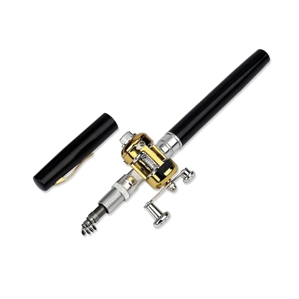 wD7rE5bm6z Canna da Pesca Canna da Pesca telescopica con Mulinello, Set da 96 cm, Canna da Pesca for Piccoli Pesci e Mulinello. Attrezzatura da Pesca.