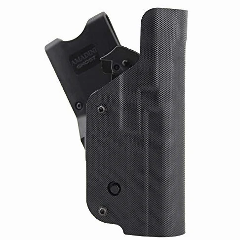 Ghost - Fondina Tattica Ghost III per Forze di Polizia e Militari, con Attacco Cintura Girevole, Pelle Interna, Colore Nero, Moduli intercambiabili