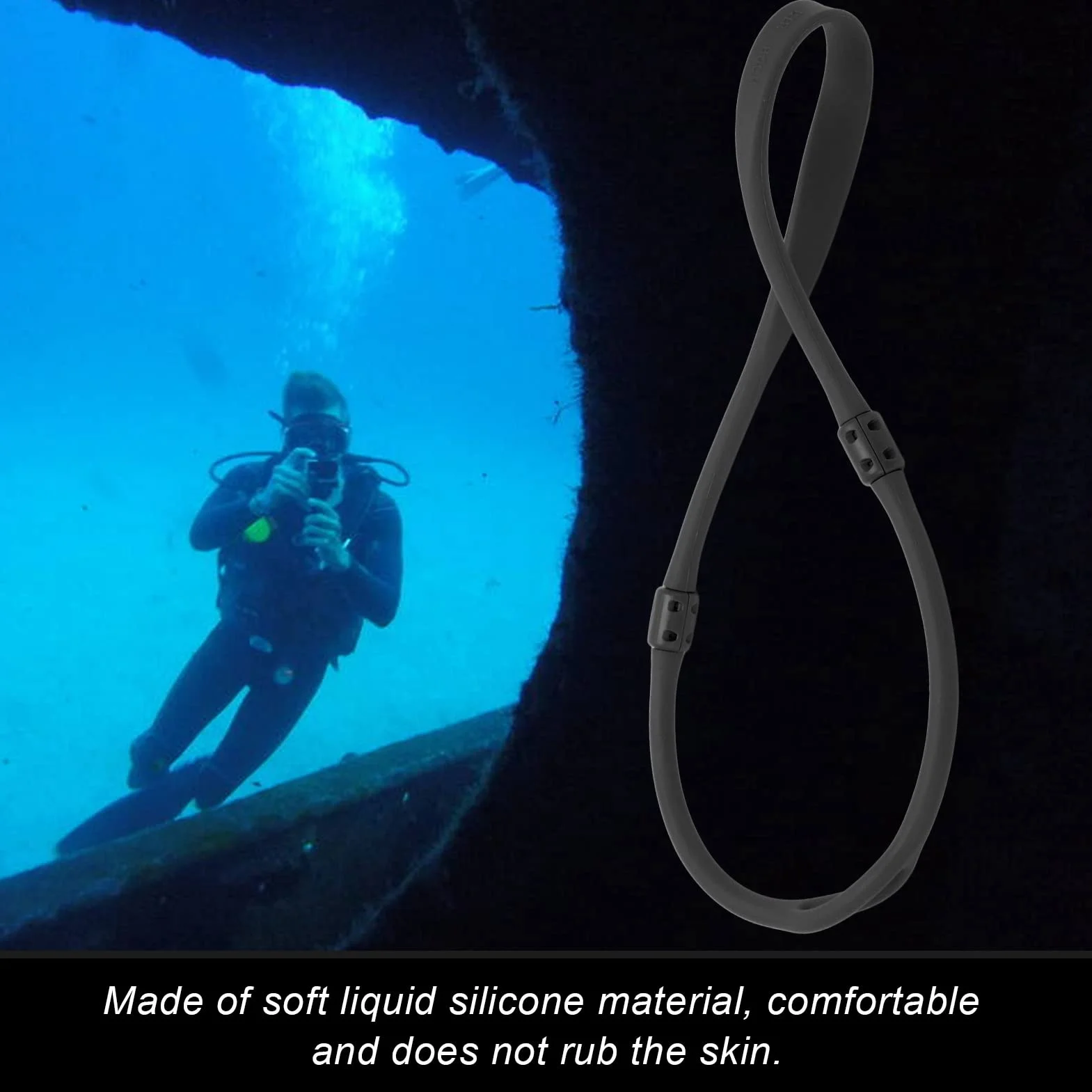 VGEBY Supporto per Regolatore in Silicone per Immersioni Subacquee