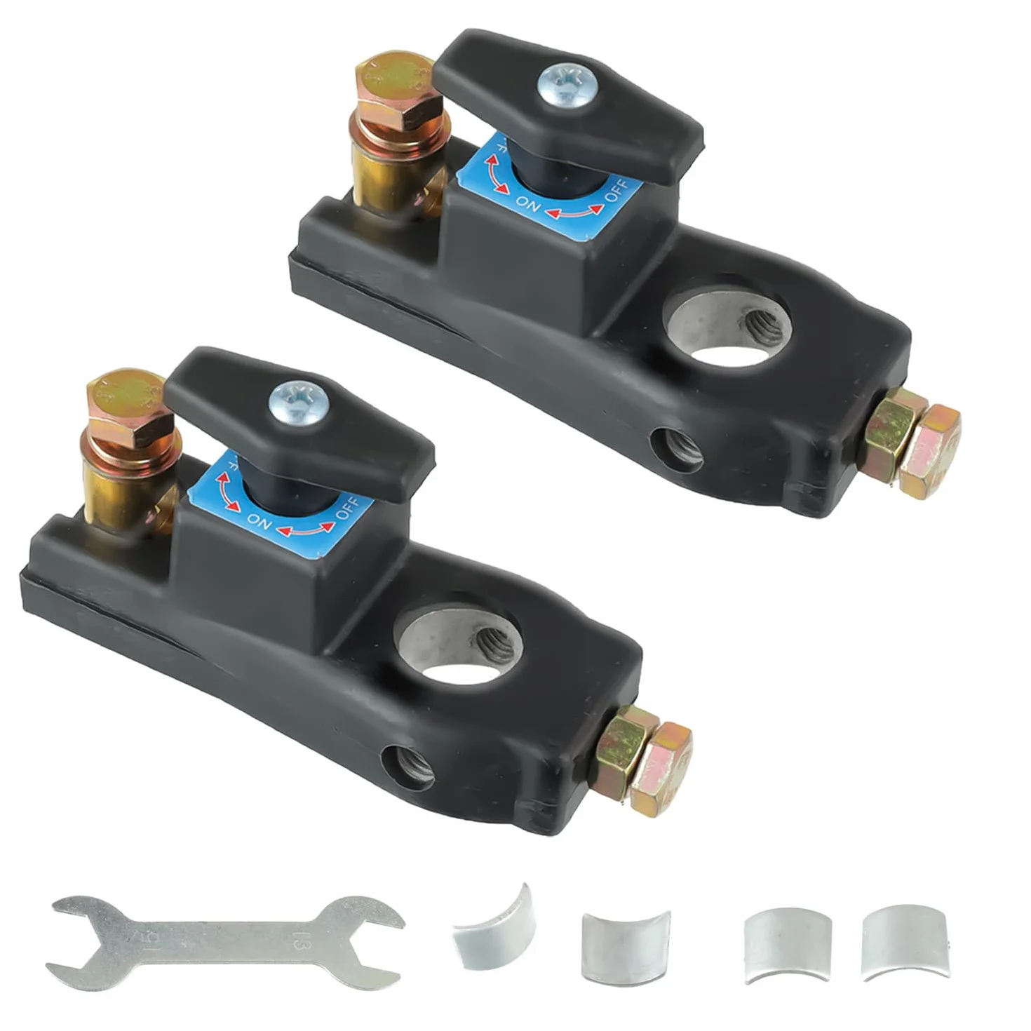 Interruttore principale della batteria dell'auto, 12V 24V Interruttore di isolamento universale per spegnimento della batteria per auto, moto, barca