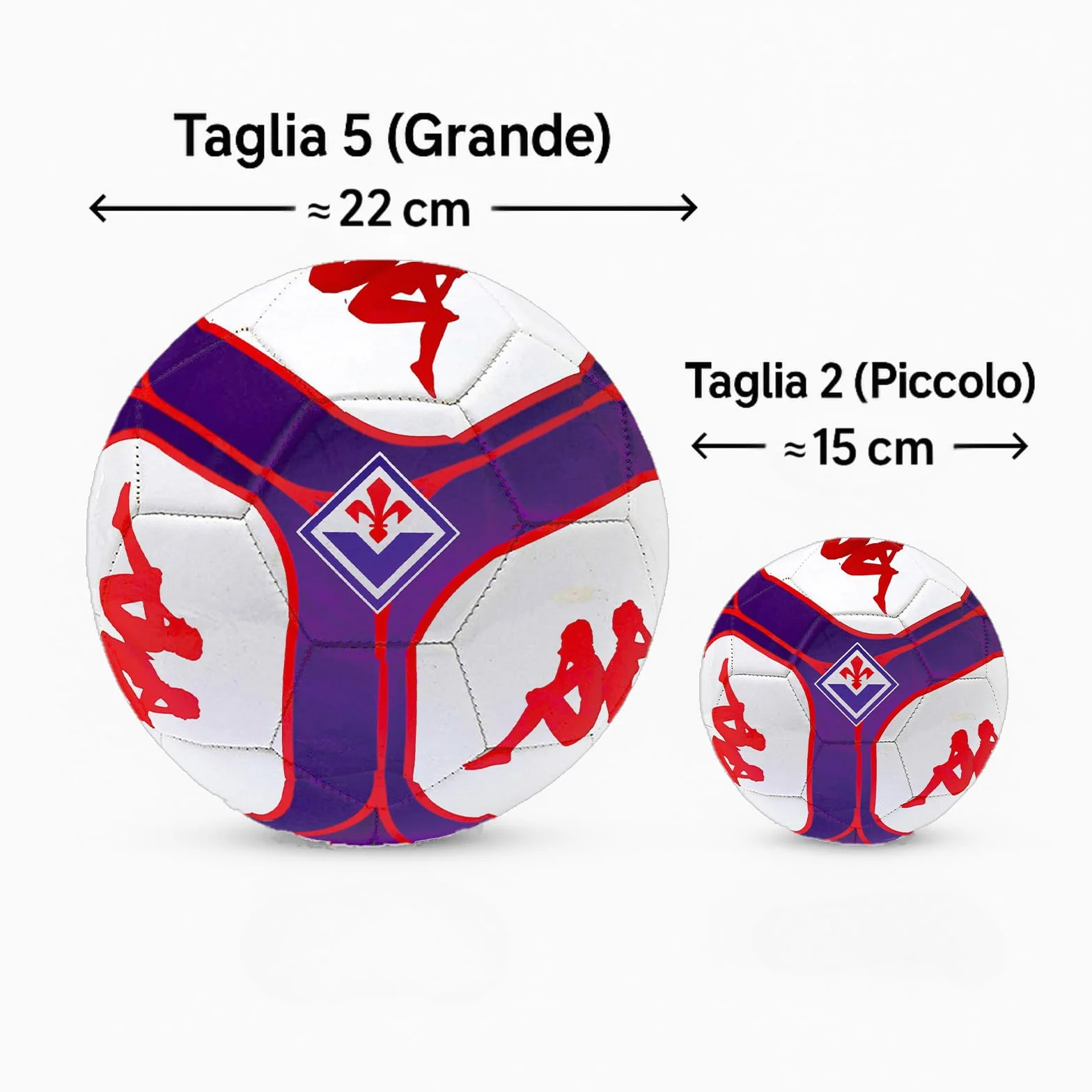 Kappa Pallone Fiorentina Ufficiale Modello Viola Misura 5