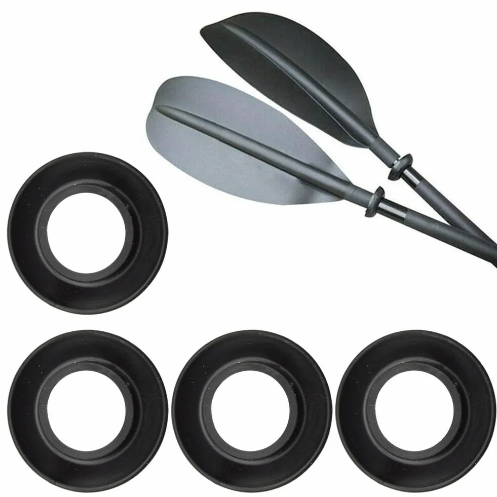 Anelli antigoccia TPR per pagaie canoa diametro interno 27 mm esterno 57 mm spessore 14 mm nere