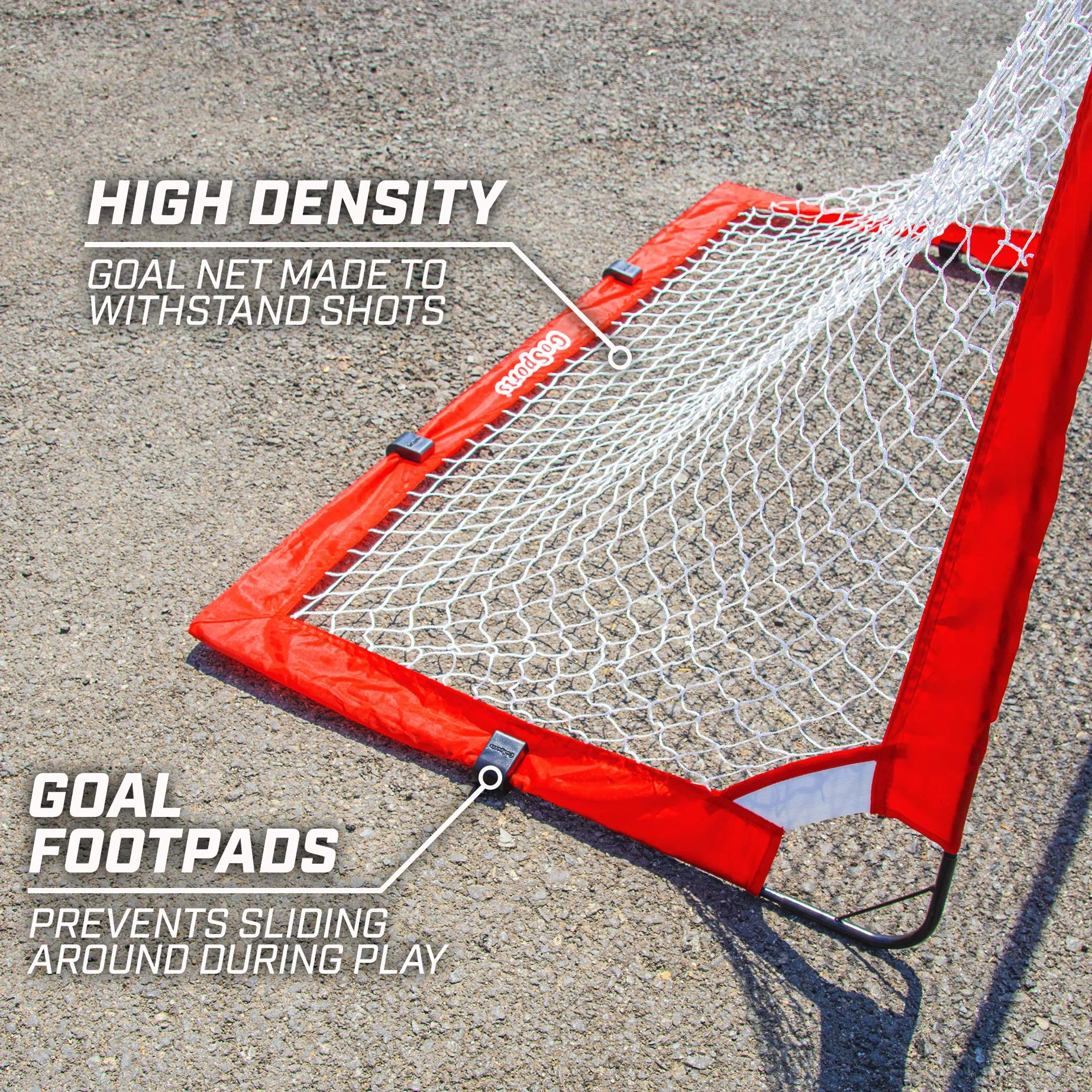 GoSports Street Hockey Goal Set with Sticks