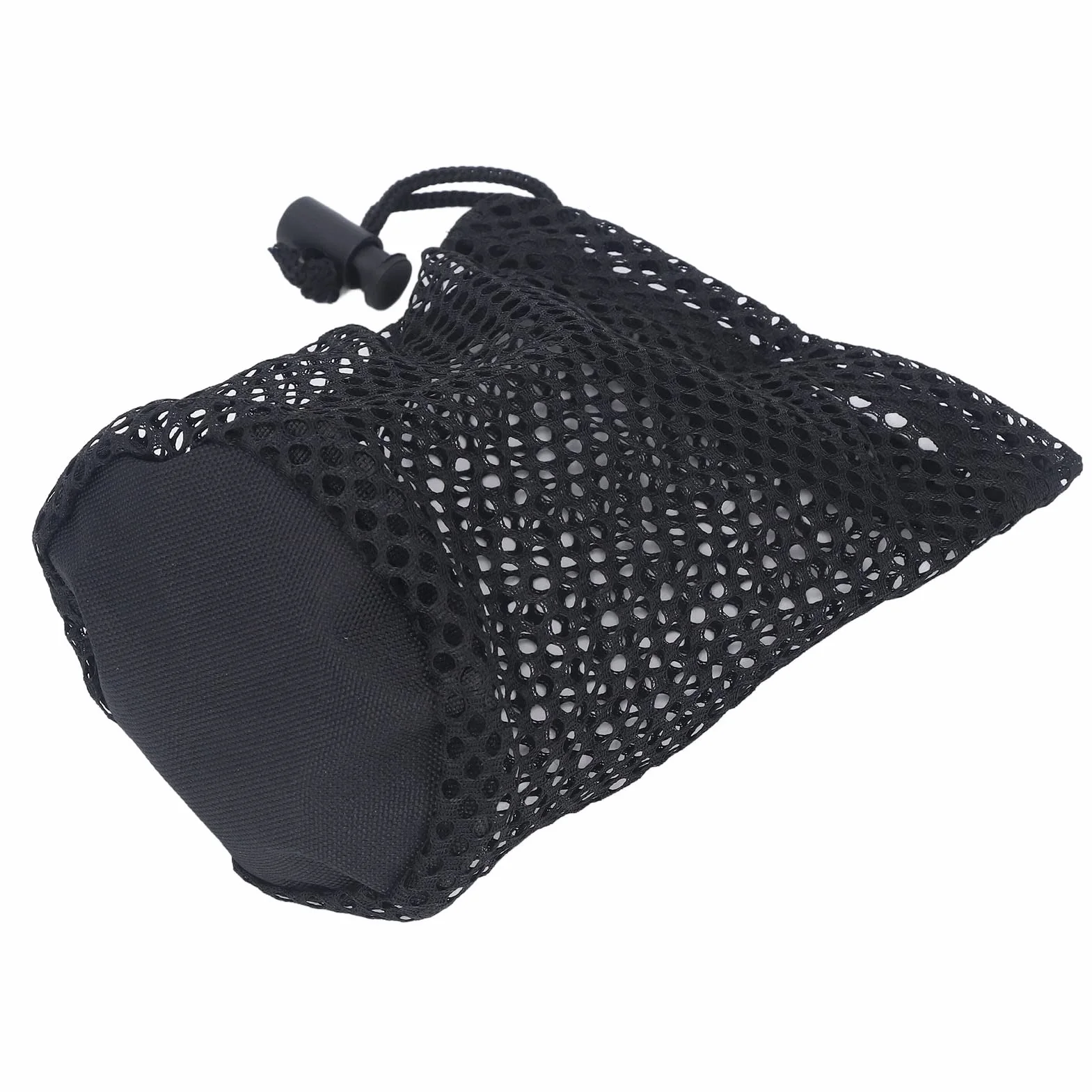 Borsa da golf in rete nylon nero per palline da 12 a 16
