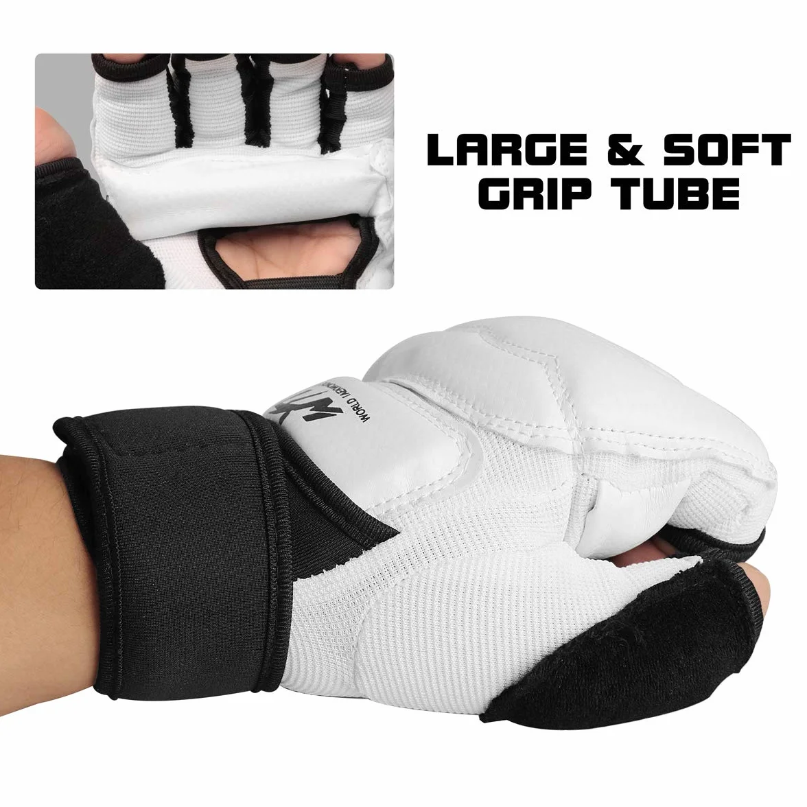 GROOFOO Guanti da Boxe per Allenamento Sacco Sparring Taekwondo Karate Muay Thai
