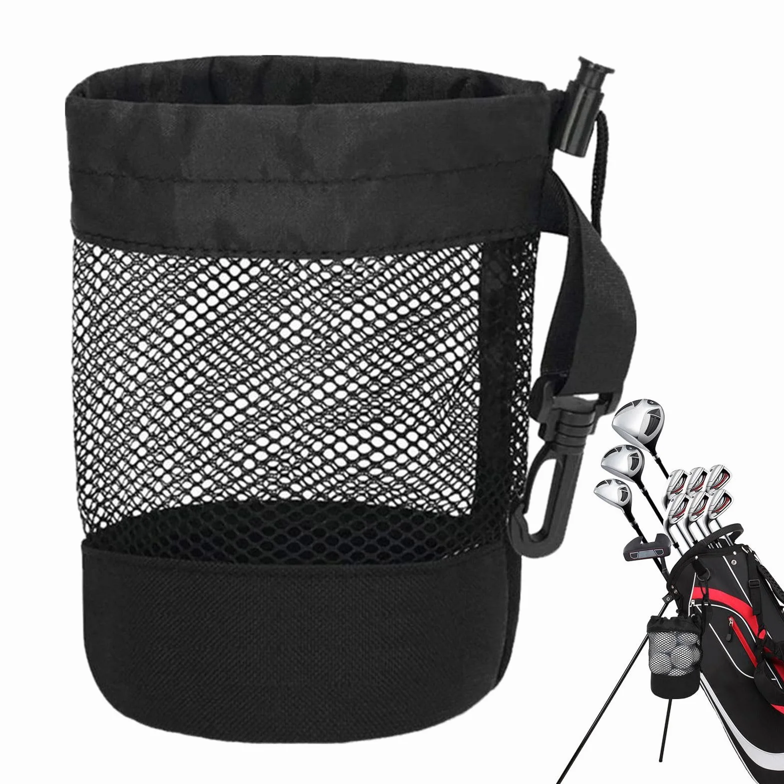 Sacca Da Golf Borsa Per Palline Da Golf Custodia Organizzatore Porta Palline Con Coulisse Borsa Sportiva In Rete
