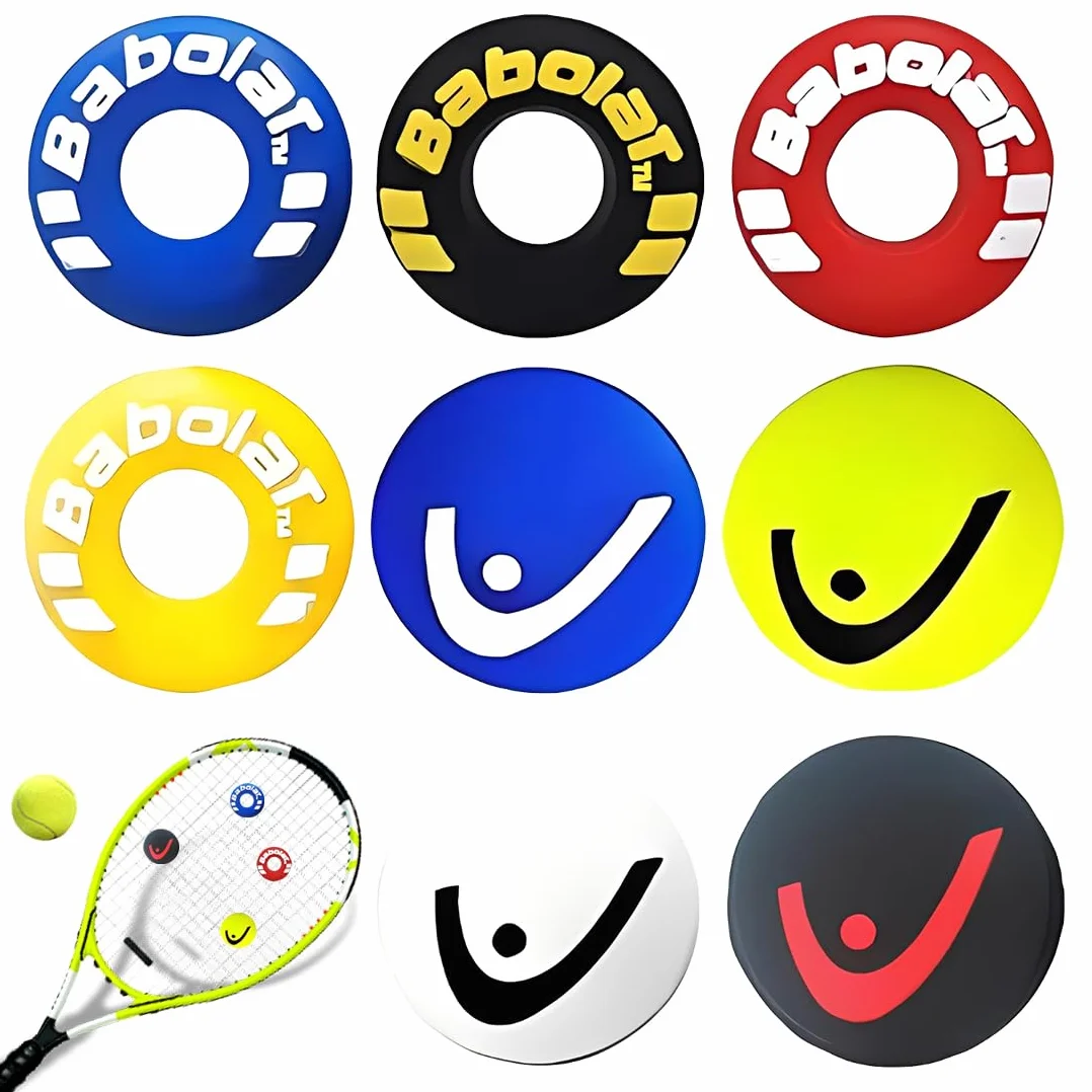 Ammortizzatori da Tennis in Silicone Antivibrazione 8 Pezzi per Racchetta Tennis Squash Badminton