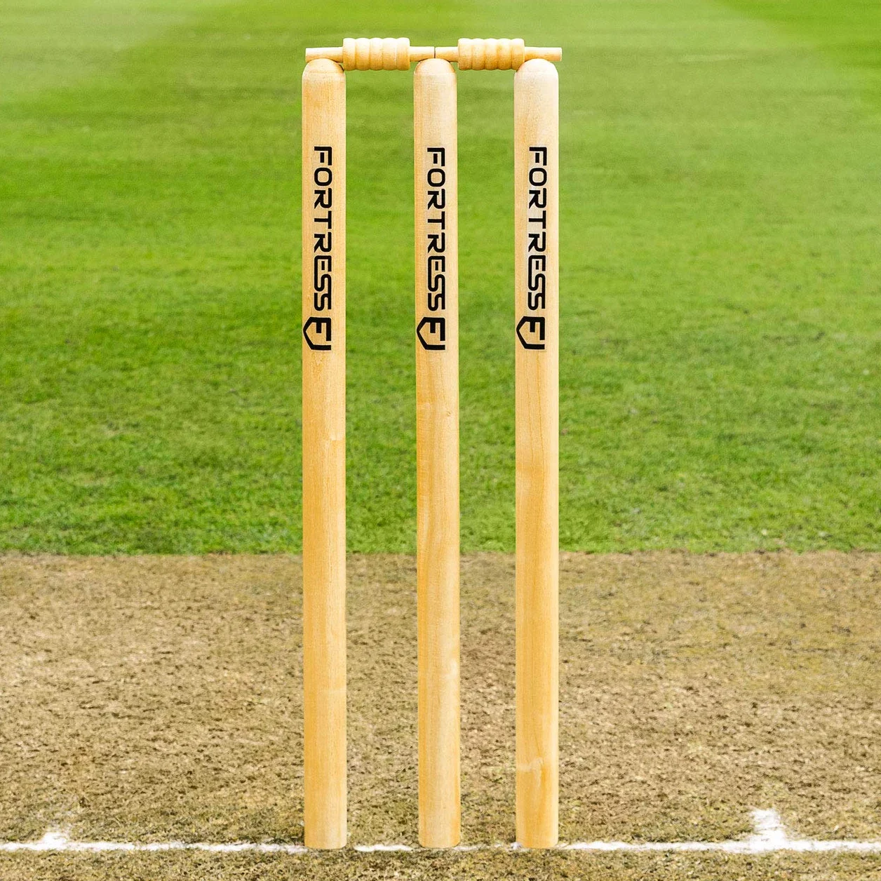 FORTRESS Stump di Cricket in Legno 69cm Standard Country Club Set
