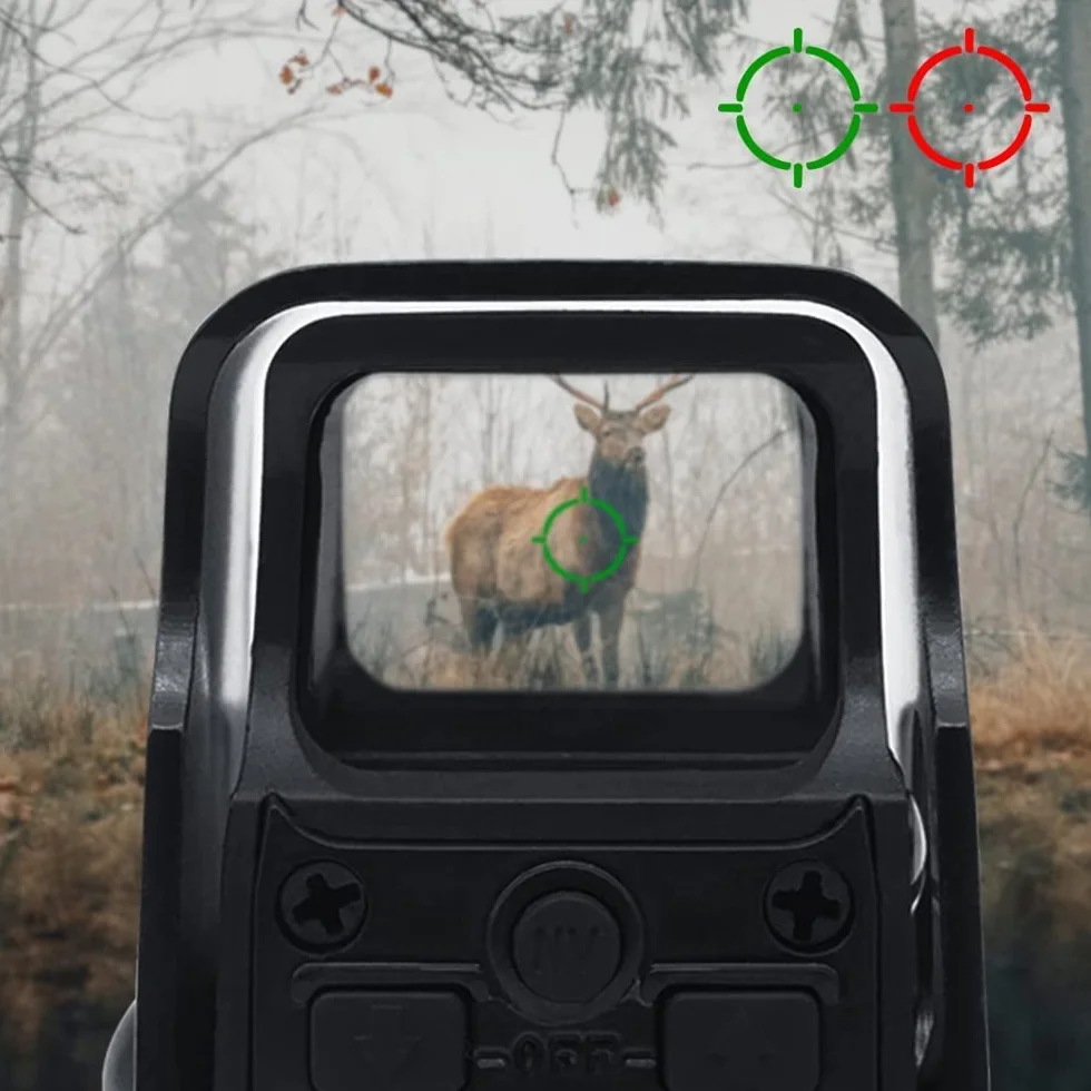 ACEXIER Tattico Cannocchiale Caccia Fucile Collimatore Ottica Reflex Punto Olografico Rosso Verde 20mm Rail Mount