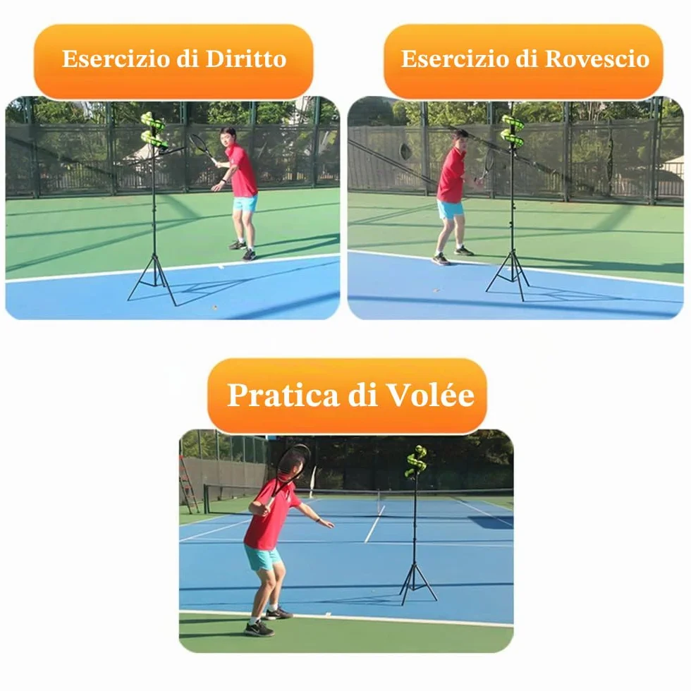 Macchina per Palline da Tennis Leggero 33 Palle
