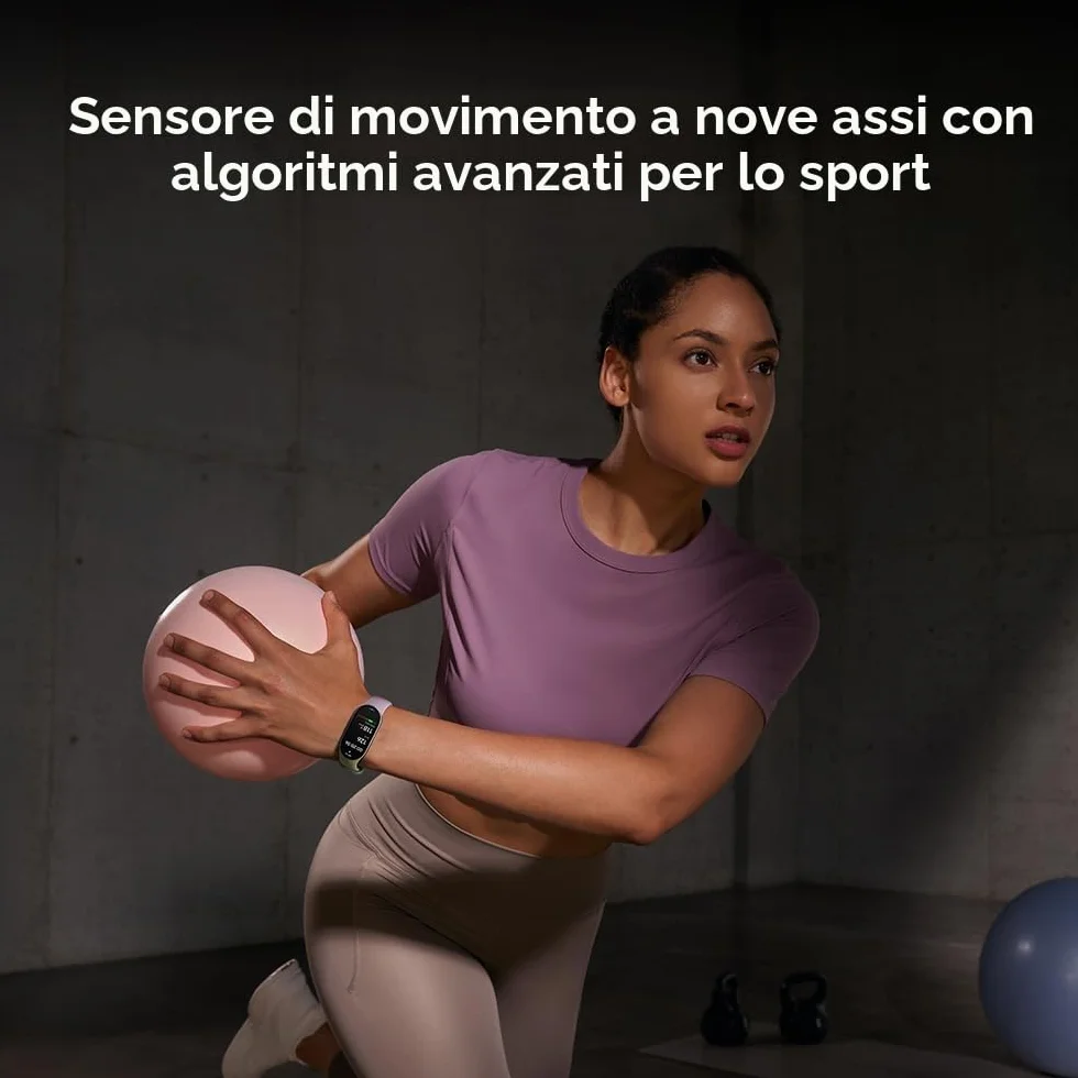 XIAOMI Smart Band 10 Bracciale Fitness, autonomia 21 gg, ricarica rapida, 150+ modalità sportive, monitoraggio sonno, HyperOS 2.0, resistenza 5 ATM, Nero