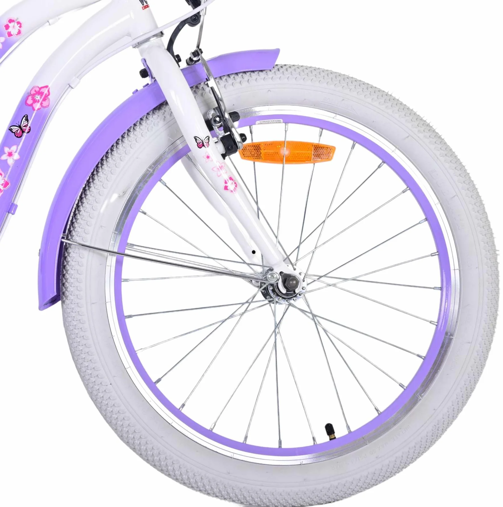 Bicicletta per bambine 20 pollici 6-8 anni cambio Shimano 7 marce cestino portapacchi fuxia