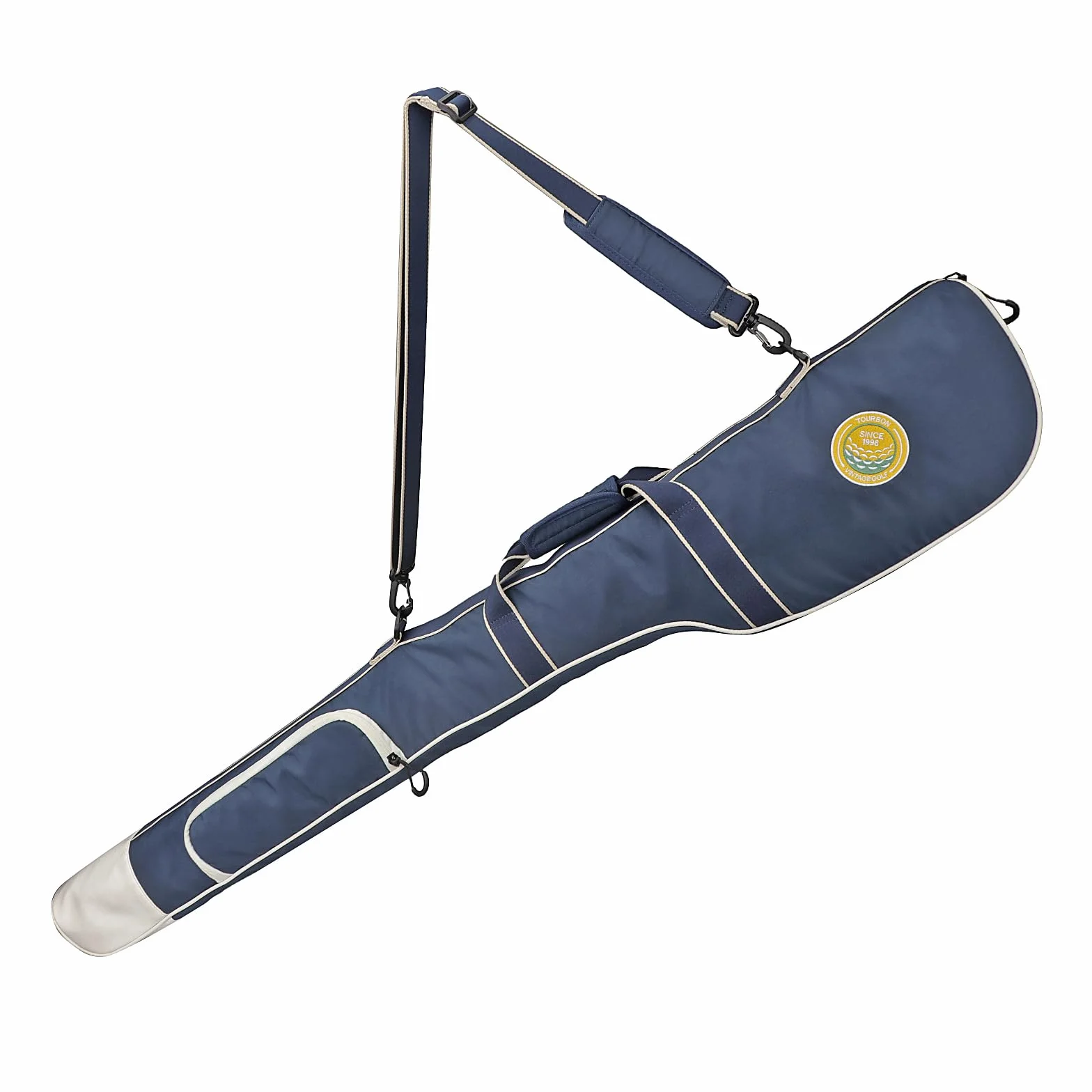 Tourbon Borsa da golf portatile in nylon pieghevole con tasca con cerniera