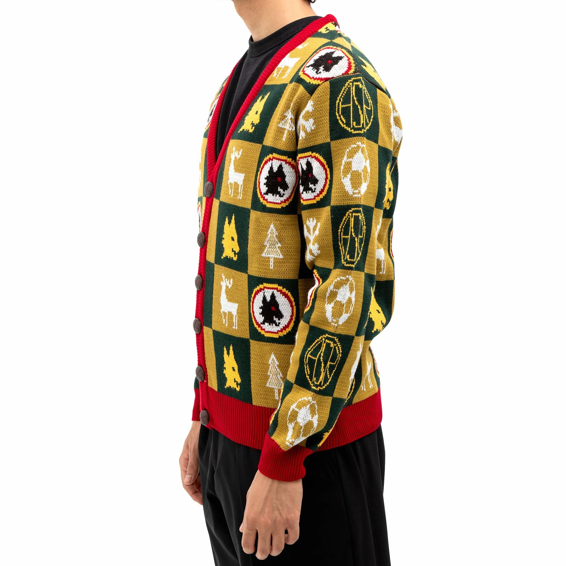 AS Roma Christmas Cardigan 24-25 XXL
