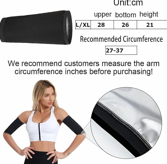 Fascia Braccia Dimagrante per Donna Brucia Grassi Sudorazione