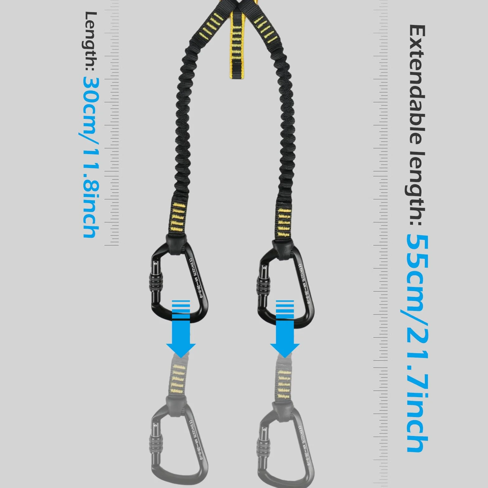 Set da arrampicata via ferrata, cinghia da arrampicata uomo