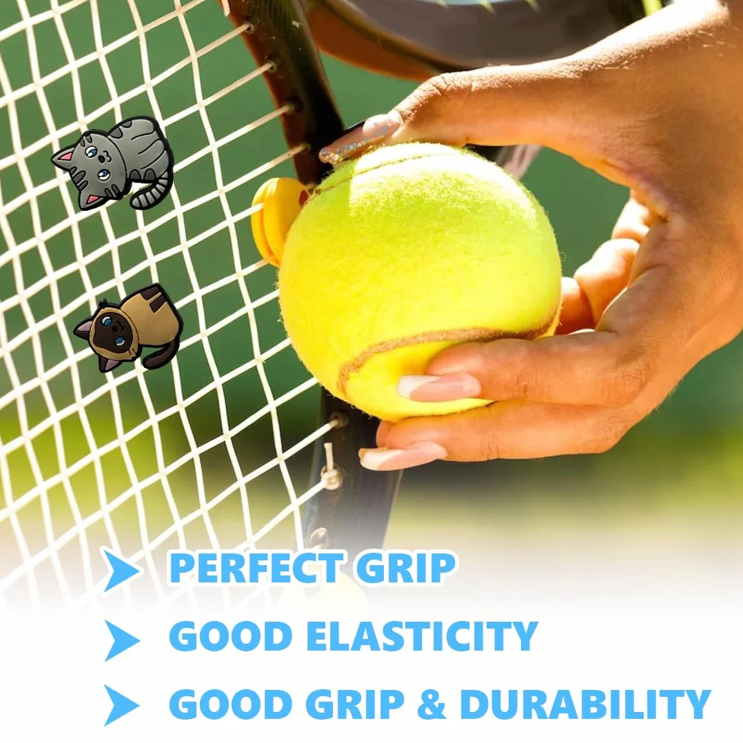 Ammortizzatori per Racchette da Tennis in Silicone Antivibrazione 6 Pezzi