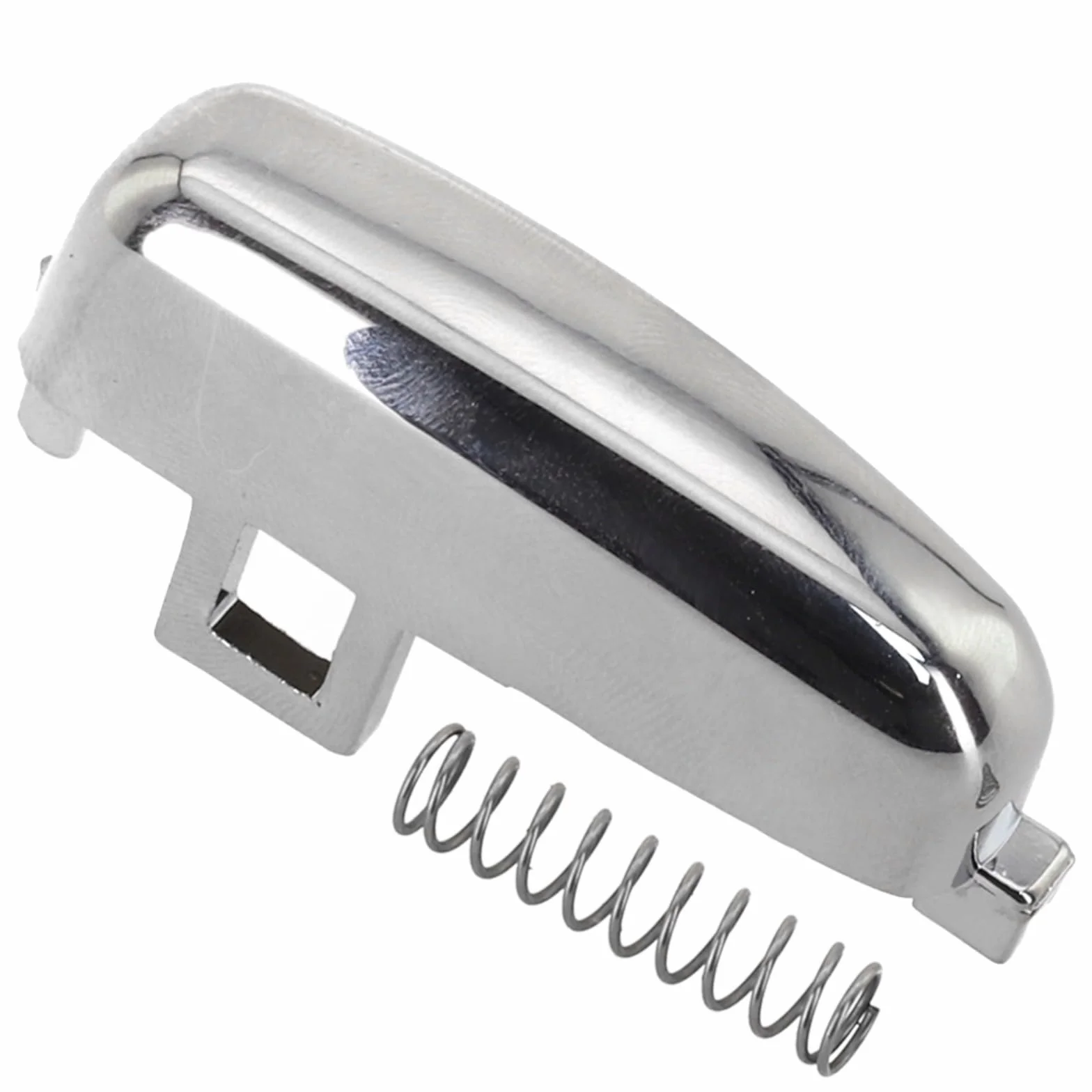 Interruttore a pulsante del freno a mano in lega per Opel per Opel per mokka 2012-2018, manopola di rilascio del freno di stazionamento in lega di zinco Sostituire OEM 42576667, argento