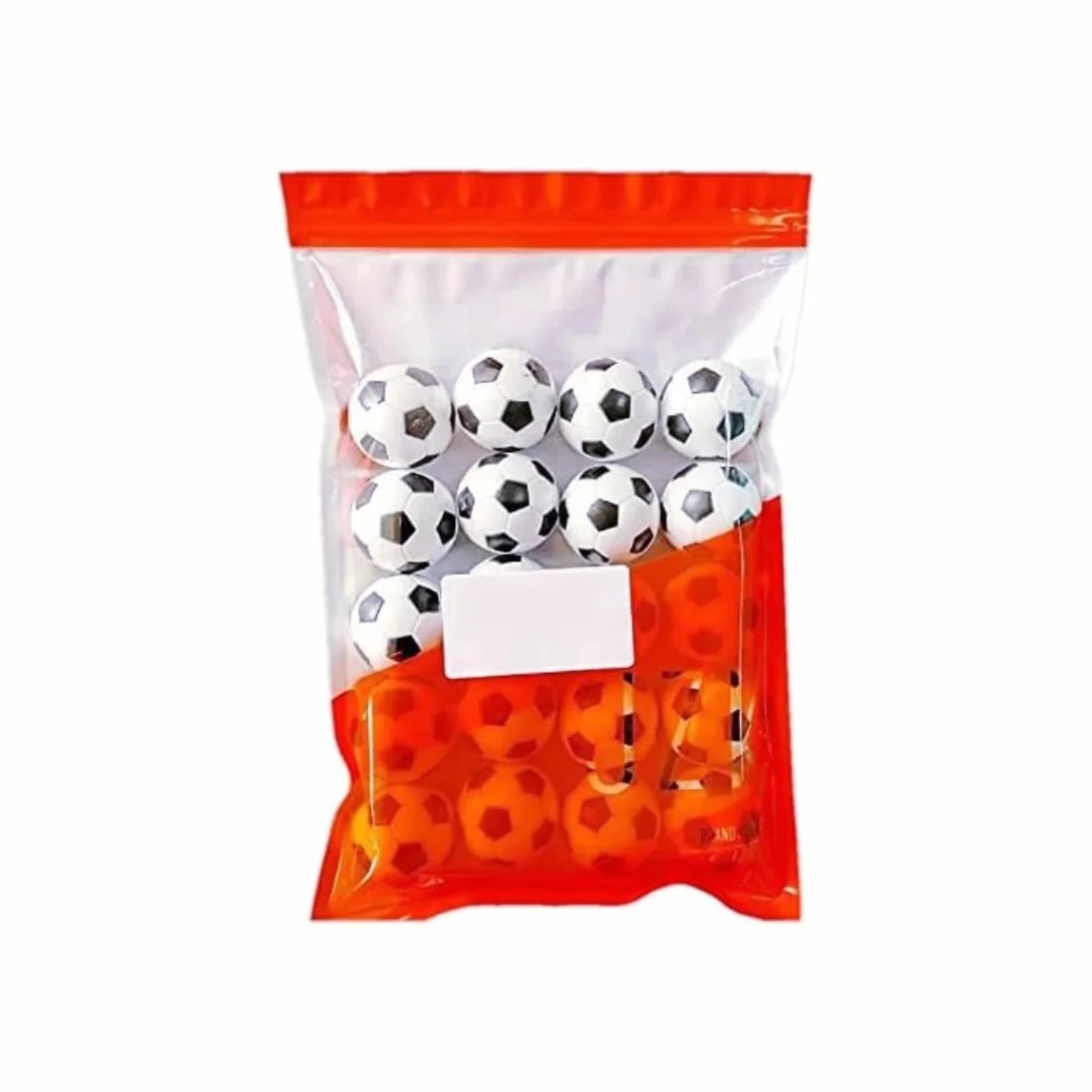 Palline Calcio Balilla 32mm Bianco & Nero per Tavola Biliardino