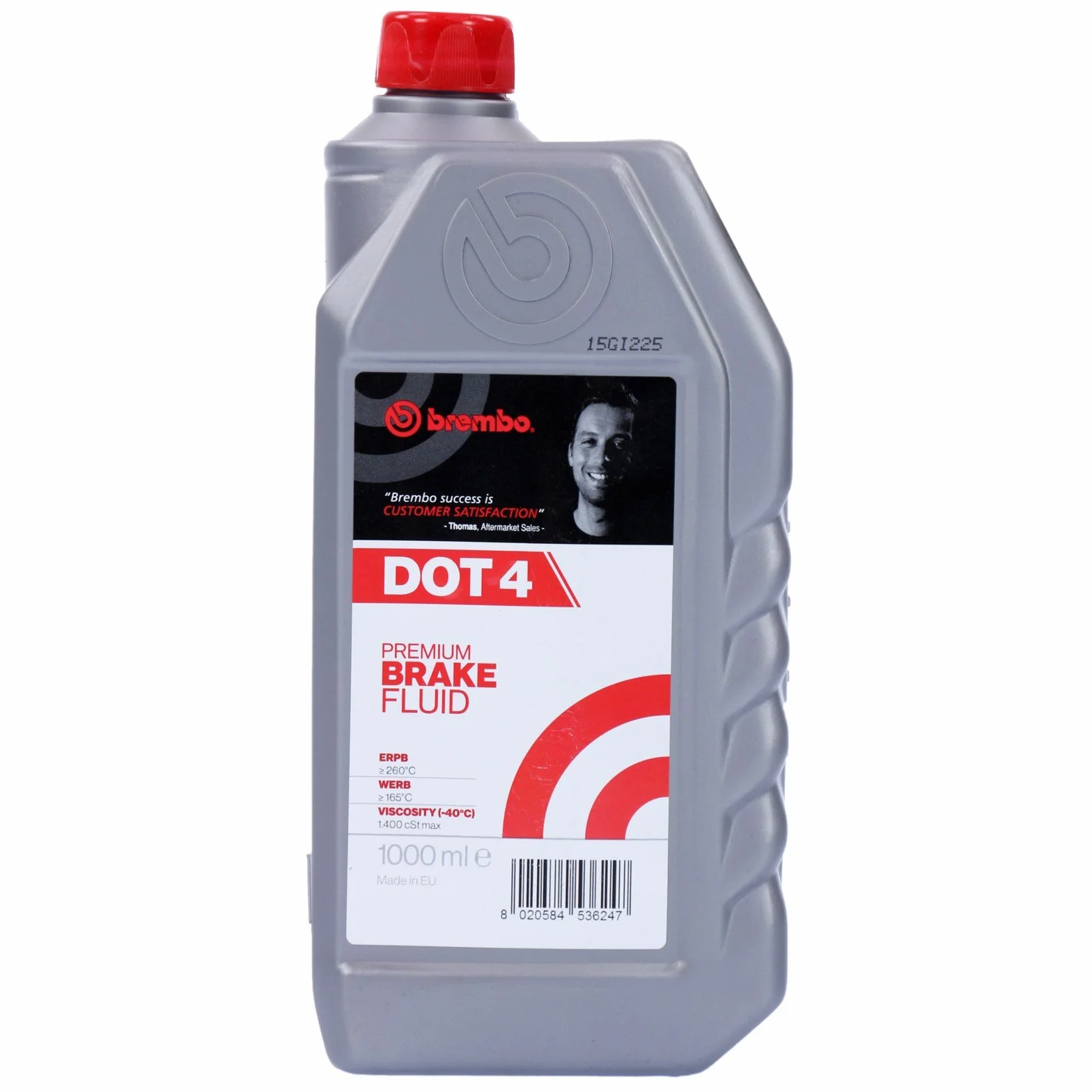 1 X 1 litri BREMBO liquido freni DOT4 Dot 4 auto Frecce l05010 31907213