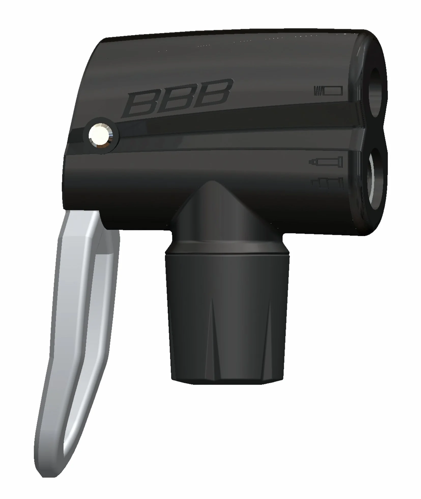 BBB Dualhead 2.0 Ricambio Per Testa Della Pompa Da Bici Nero