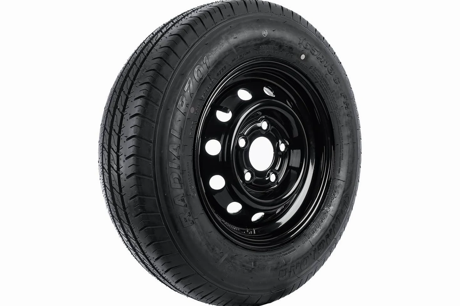 UNITRAILER LINGLONG Rimorchio rinforzato Ruota 165/80 R13C Nero