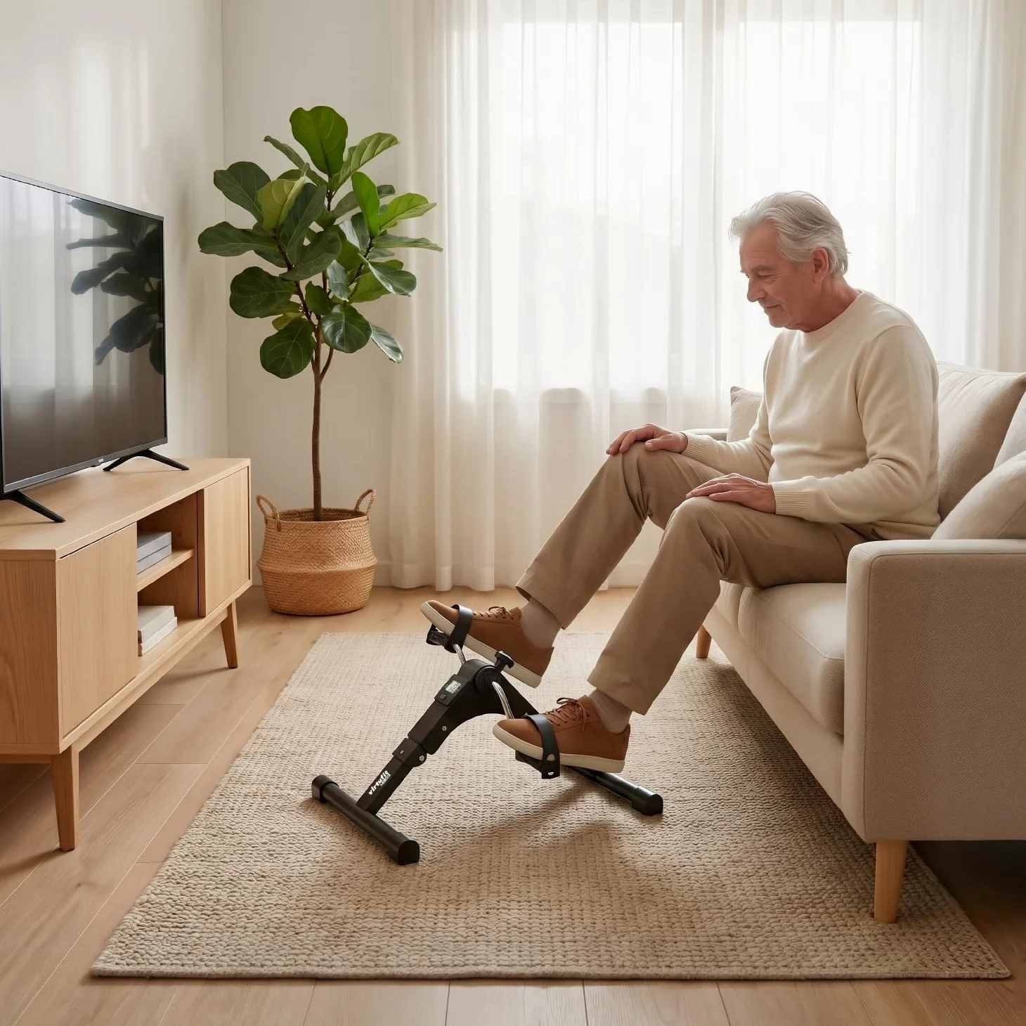 VirtuFit Allenatore pedale, braccia e gambe da seduta